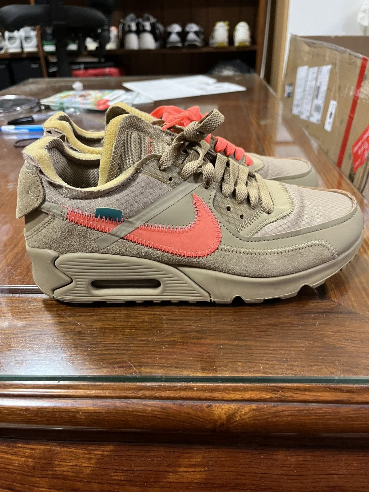 Nike × Off-White Off white air max 90 desert ore size 6 Size US 6 / EU 39 - 1 Thumbnail