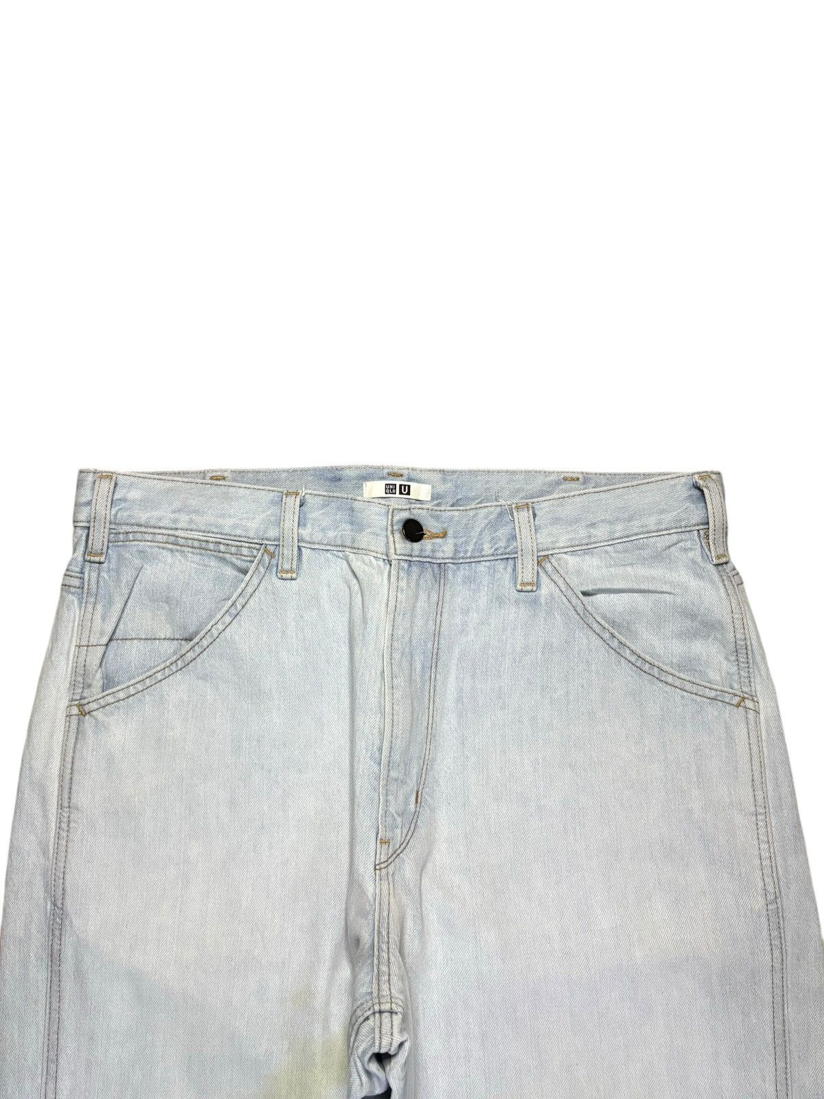 Christophe Lemaire × Japanese Brand × Uniqlo Vintage Uniqlo U Christophe Lemaire Light Wash Loose Jeans Size US 35 - 4 Thumbnail