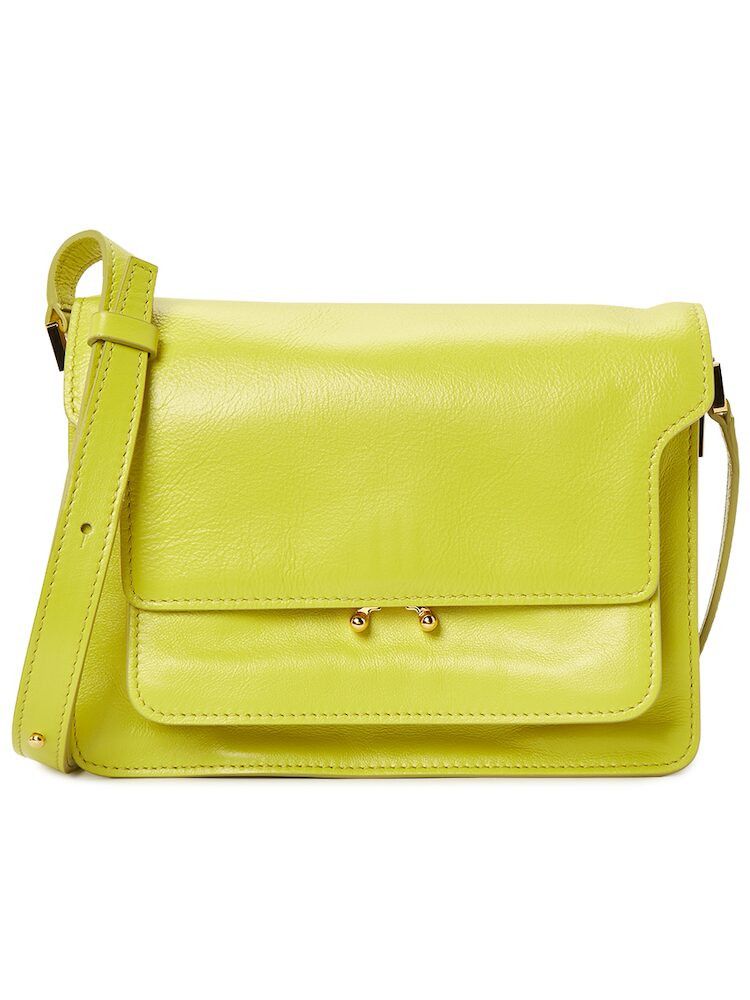 o1w1db11024 Size: OS / Trunk Leather Crossbody Bag