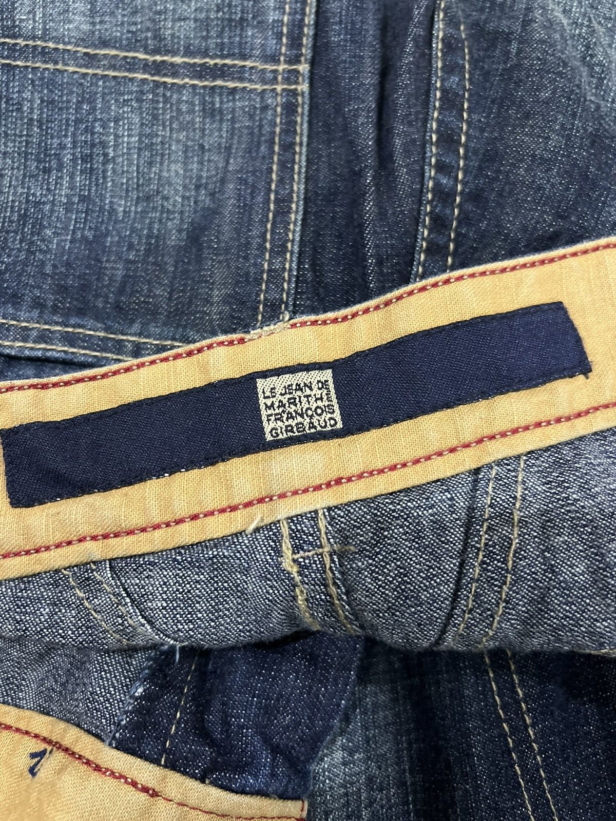 Marithe + Francois Girbaud Y2K Girbaud Baggy Oversized Carpenter Blue Denim Jeans Size US 36 / EU 52 - 10 Thumbnail