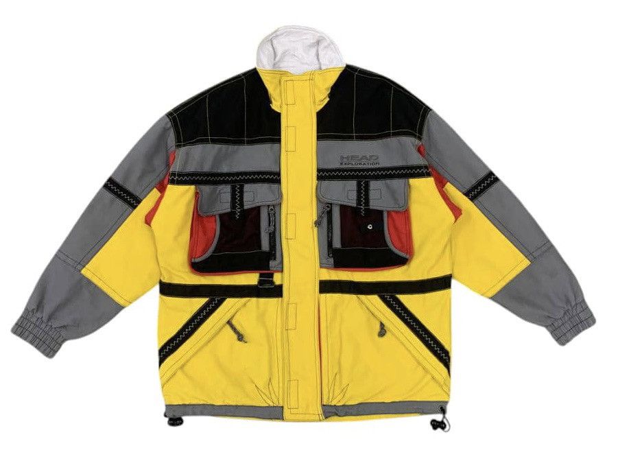 Japanese Brand Vintage Head Exploration Technical Ski Wear Jacket Size US L / EU 52-54 / 3 - 1 Thumbnail