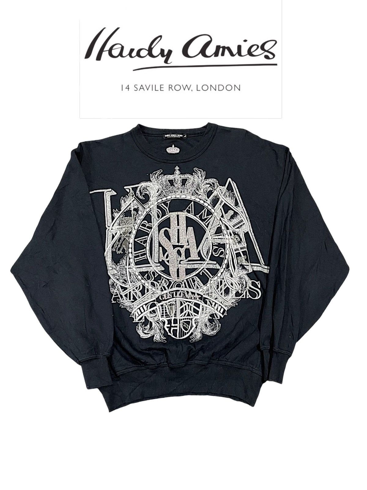 Hardy Amies × Savile Row Hardy Amies Savile Row Logo Sweater Size US L / EU 52-54 / 3 - 3 Thumbnail