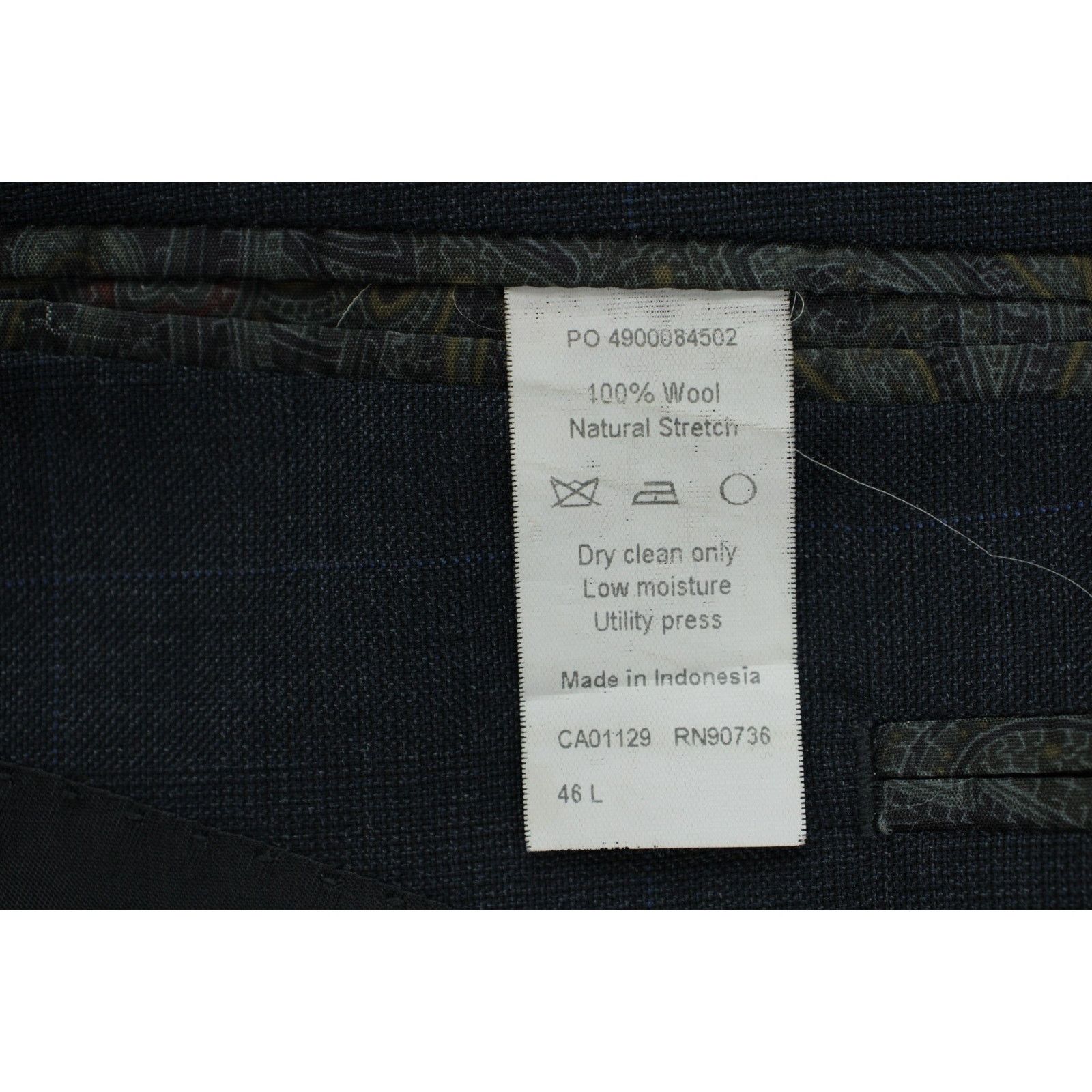 Lauren Ralph Lauren Lauren Ralph Lauren Blazer Mens 46L Plaid Windowpane Wool Size 46L - 6 Thumbnail
