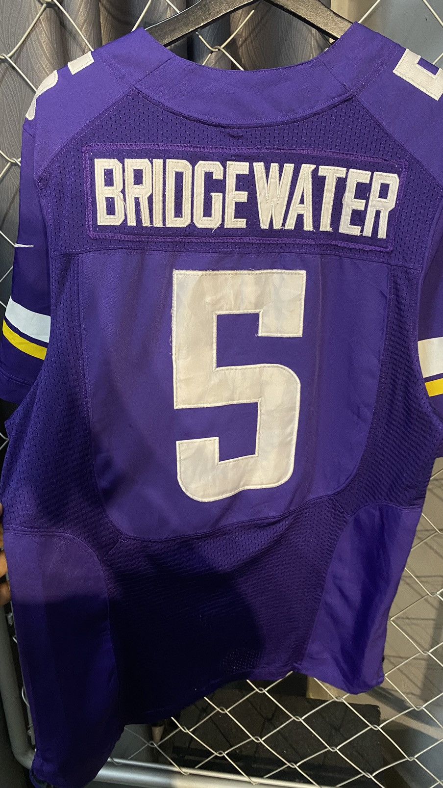 NFL × Nike × Vintage NFL NIKE TEDDY BRIDGEWATER MINNESOTA ON FIELD JERSEY Size US M / EU 48-50 / 2 - 3 Thumbnail