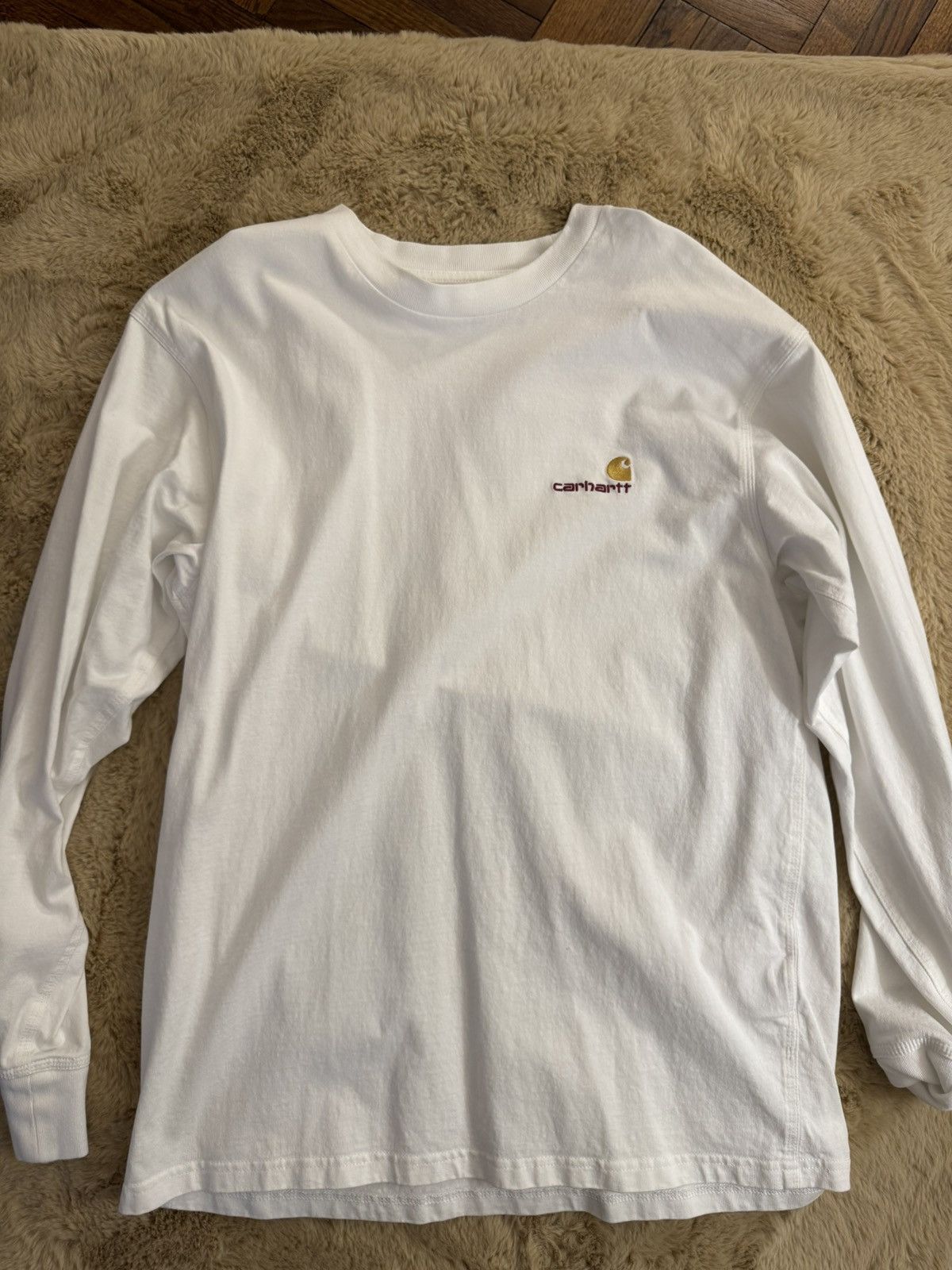 Carhartt Wip Carhartt Work in Progress White Long Sleeve T Shirt Size US M / EU 48-50 / 2 - 1 Thumbnail