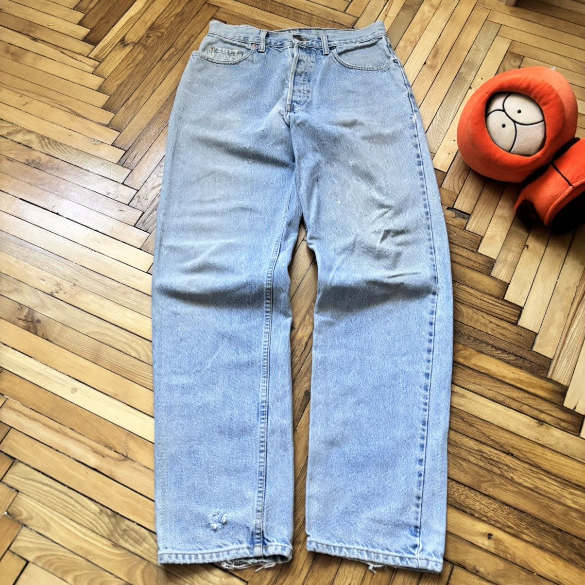 Vintage 80’s Levi’s 618 Orange Tab Distressed Jeans