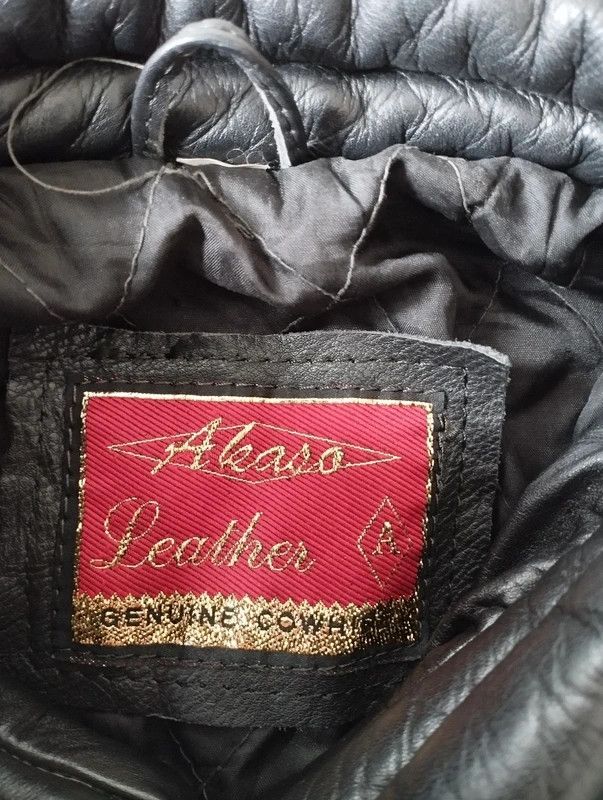 Other Akaso biker vintage leather jacket 80/90s size XL Size US XL / EU 56 / 4 - 5 Thumbnail