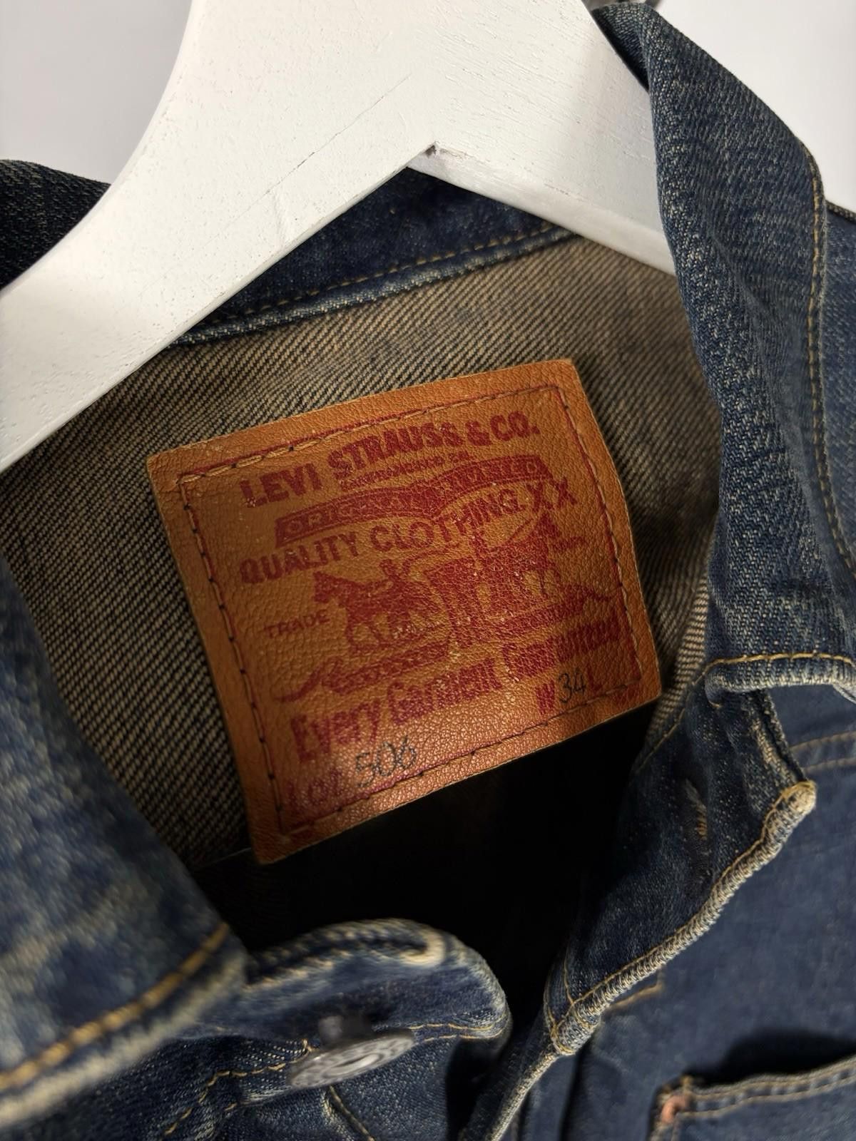 Levi's Levi's Lot 506xx WWII Model Type 1 Denim Jacket Japan Big E Size US M / EU 48-50 / 2 - 8 Thumbnail