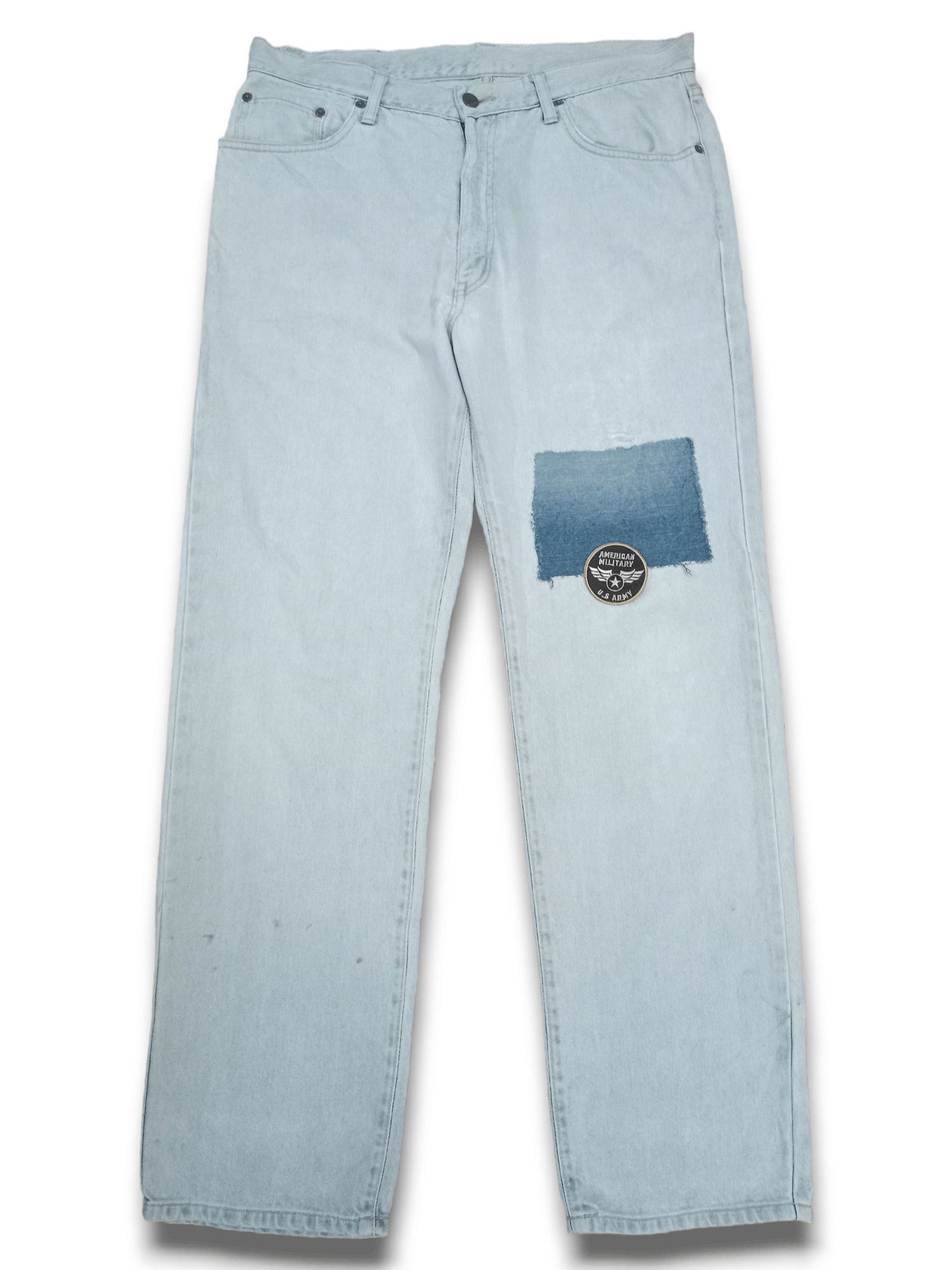 Edwin × Japanese Brand 1993 Edwin Frontier Vintage Orange Tab Loose Jeans Size US 33 - 1 Thumbnail