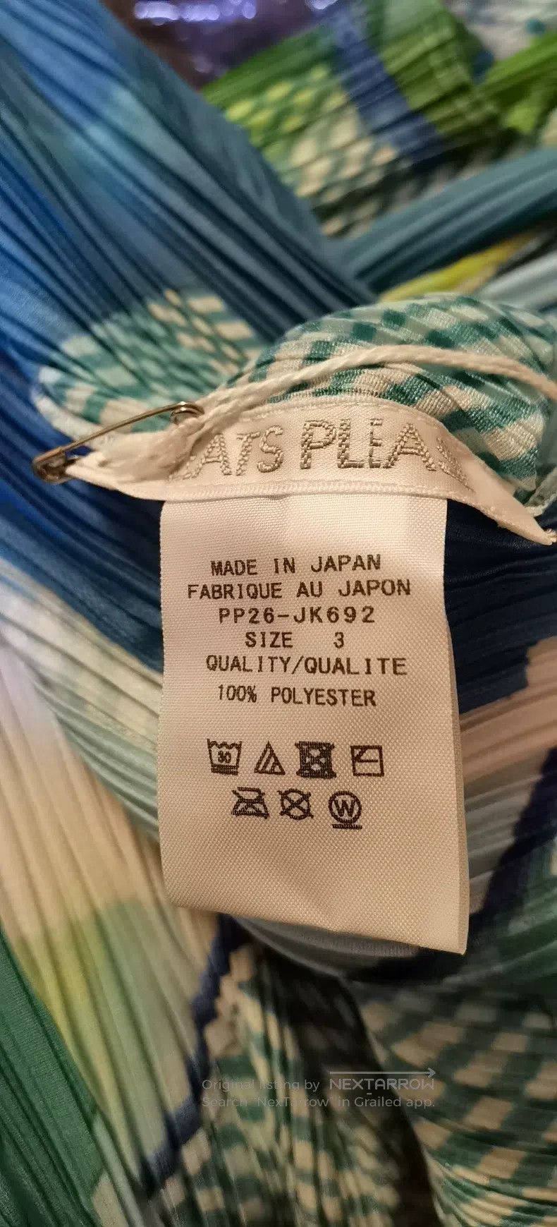 Issey Miyake Issey Miyake Green Pinwheel Tank Top Size L / US 10 / IT 46 - 3 Thumbnail