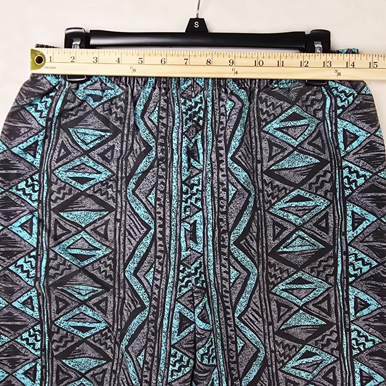 Other Vintage Surf Gear Geometric Cotton Swim Board Shorts Medium Size US 30 / EU 46 - 6 Thumbnail