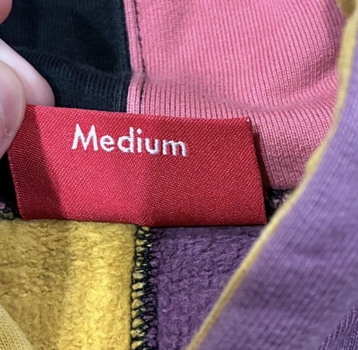 Supreme Supreme Patchwork Hoodie SS2017 Size US M / EU 48-50 / 2 - 5 Thumbnail