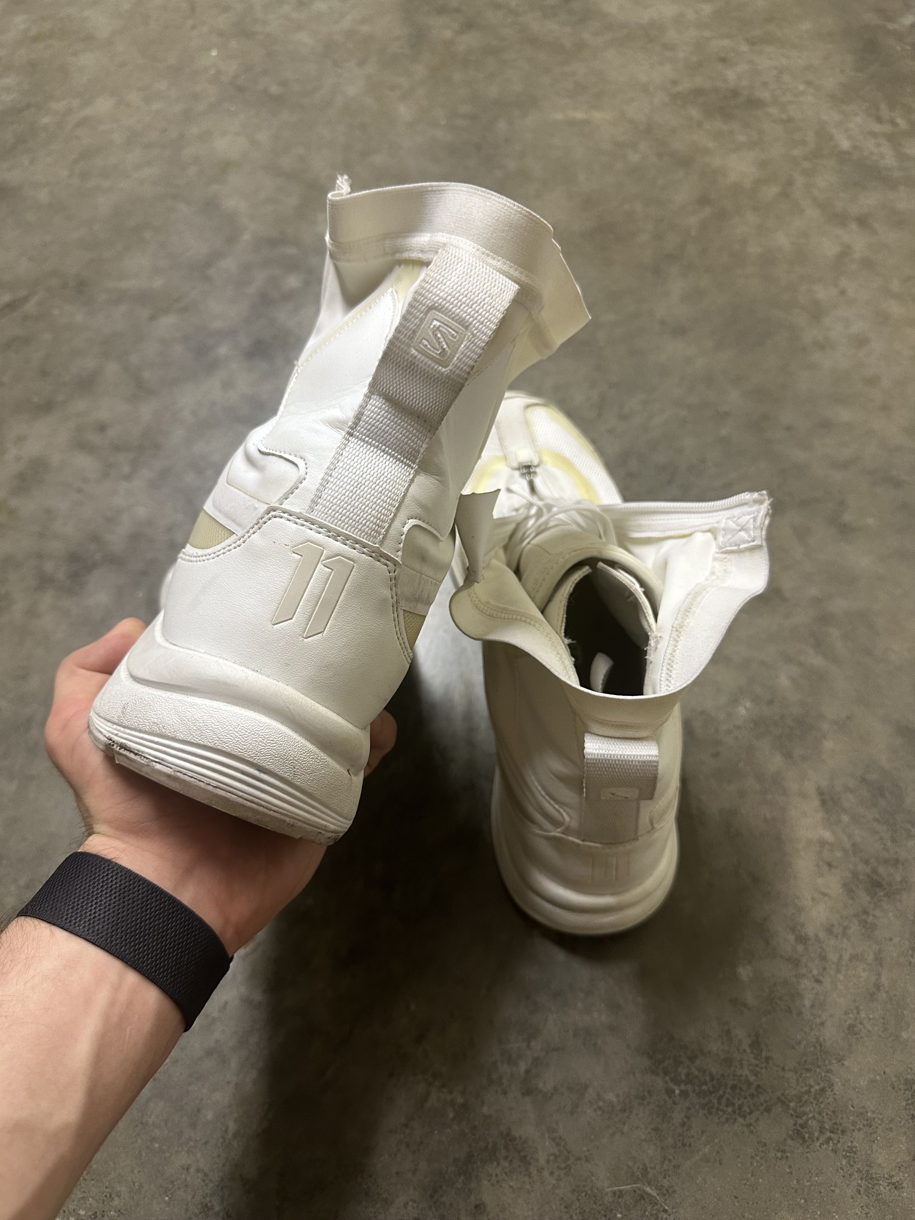 11 By Boris Bidjan Saberi × Salomon 11 by Boris Bidjan Saberi Solomon Bamba 2 High Ice Grey Size US 13 / EU 46 - 4 Thumbnail