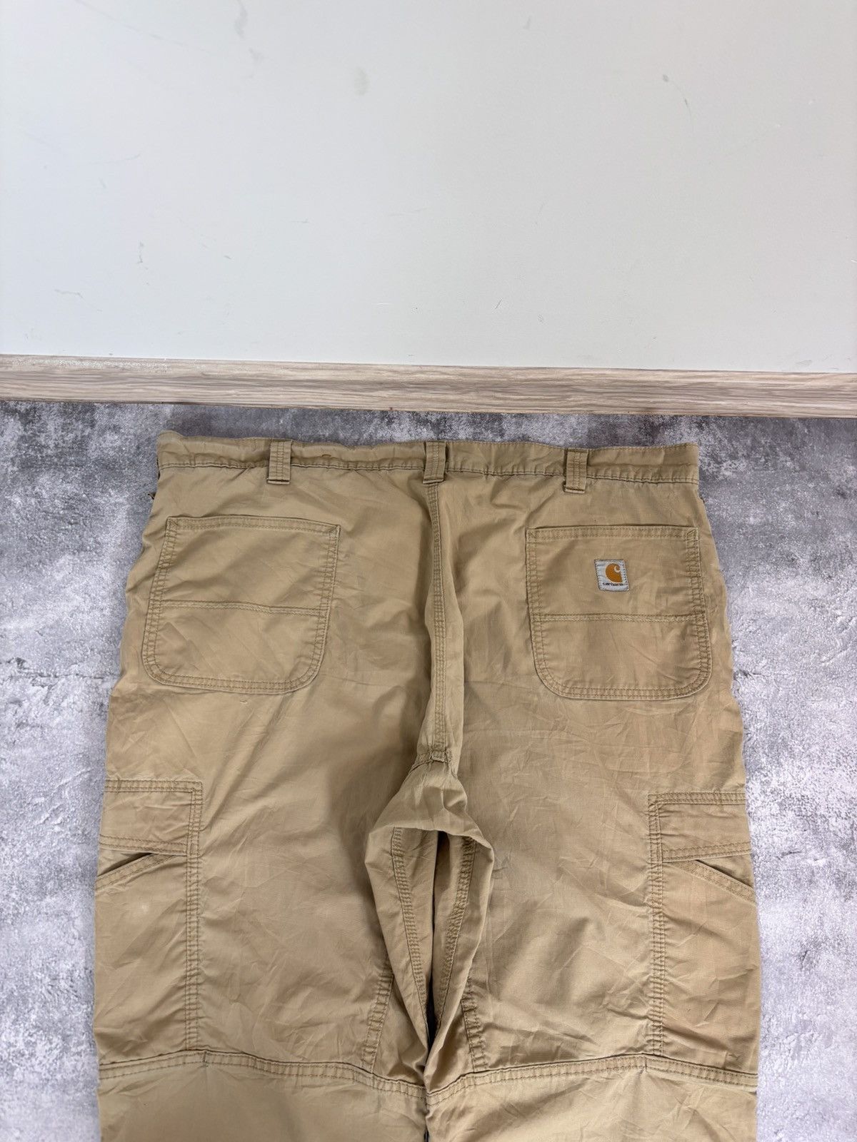 Carhartt Carhartt Relaxed Fit USA Hype Beige Brown Baggy Cargo Pants Size US 44 / EU 60 - 5 Thumbnail