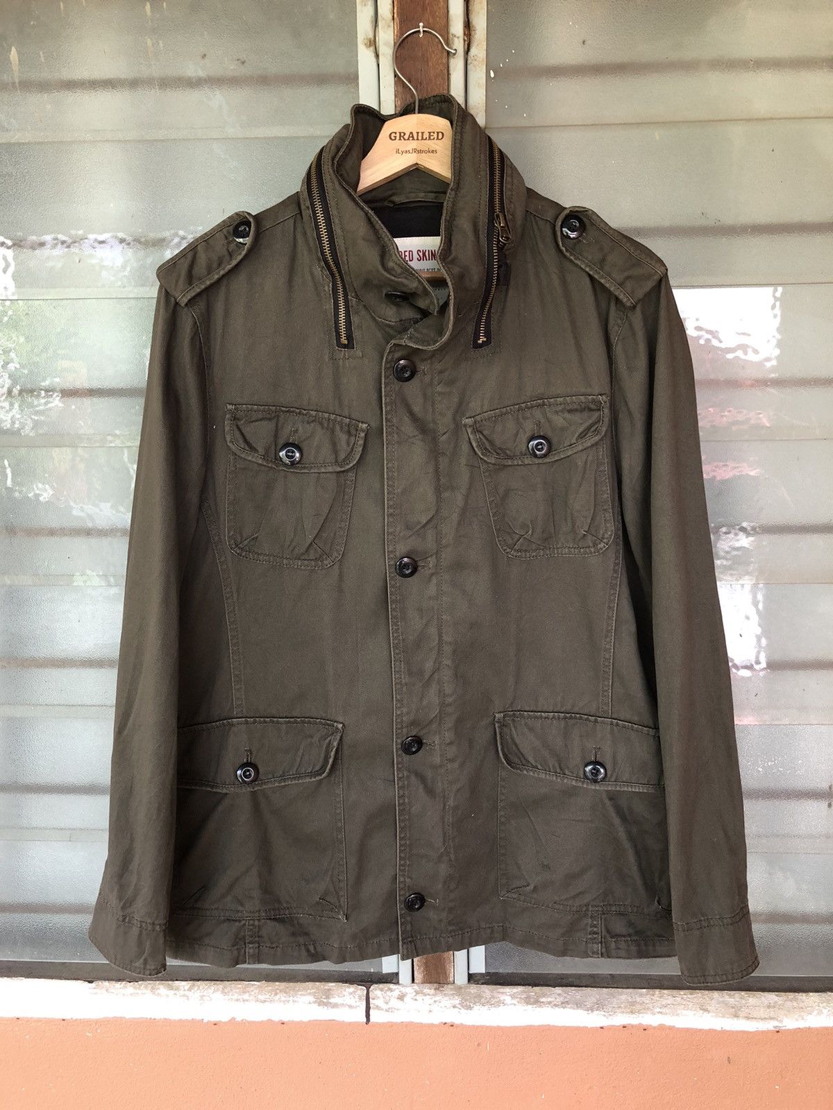 Japanese Brand Vintage RedSkins Punk Jacket Size US L / EU 52-54 / 3 - 1 Thumbnail