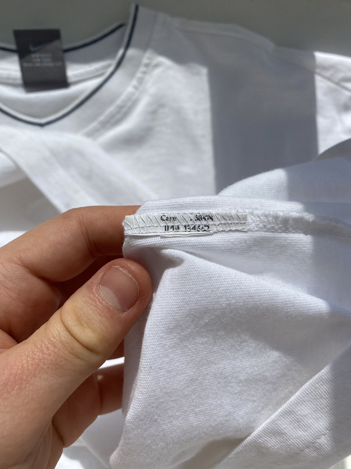 Nike × Vintage Vintage rare nike 90s embroidered logo t-shirt Size US XXL / EU 58 / 5 - 7 Thumbnail