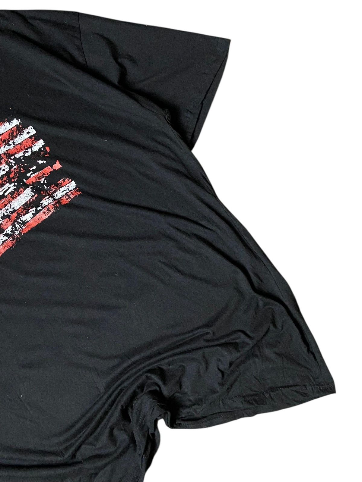 Japanese Brand 🇺🇸 Shop4ever American Flags Distressed Tshirt (143) Size US L / EU 52-54 / 3 - 4 Thumbnail