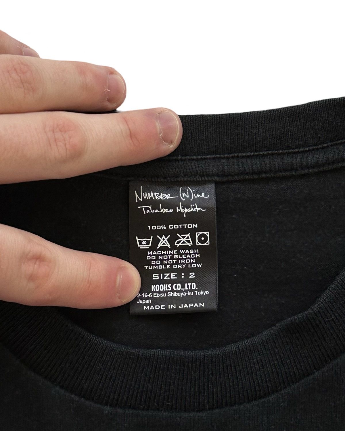 Number (N)ine SS06 9th Anniversary Kurt Flick Off Tee size 2 Size US M / EU 48-50 / 2 - 4 Thumbnail