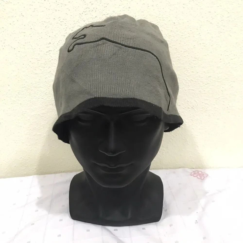 Puma × Vintage Puma Big Logo Beanie Hat Size ONE SIZE - 2 Thumbnail