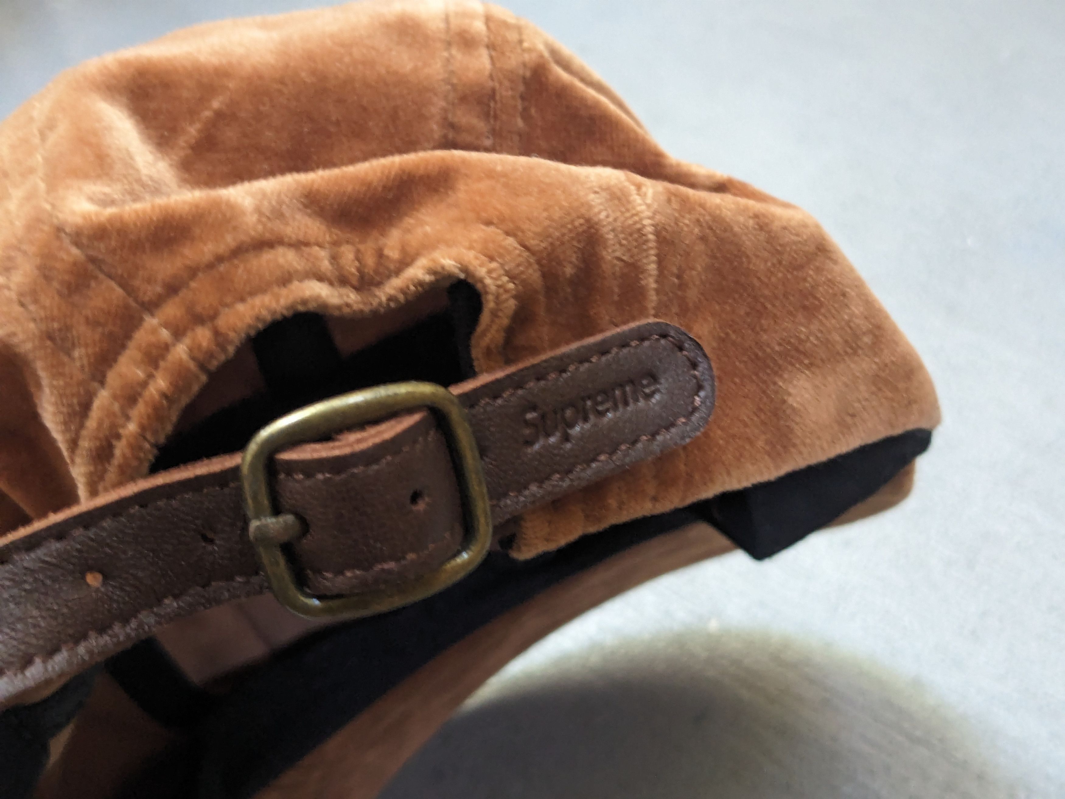 Supreme Supreme Velvet Camp Cap Brown Hat 5 Panel Velour BOGO SS16 Size ONE SIZE - 7 Thumbnail