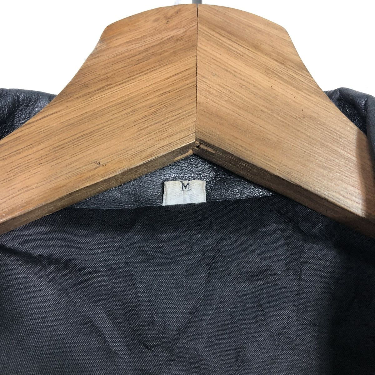 Japanese Brand 🔥VINTAGE WORK LEATHER JACKET UNBRANDED ISSEY MIYAKE Size US M / EU 48-50 / 2 - 19 Thumbnail
