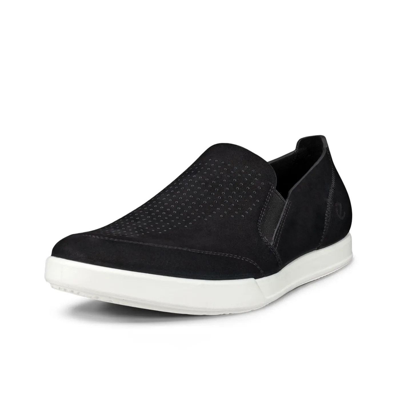 Ecco ECCO MEN'S 45 BLACK TRAVEL SLIP ON 551114 02001 BLACK SUEDE Size US 11 / EU 44 - 1 Thumbnail