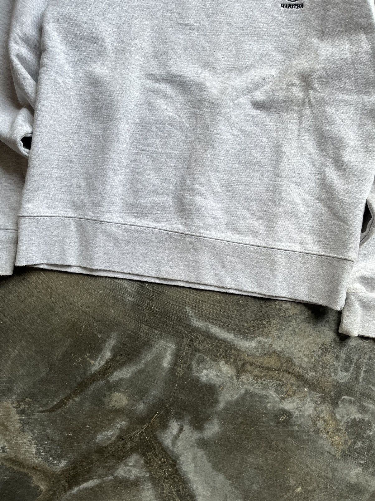 Marithe + Francois Girbaud Marithe francois girbaud paris mini logo grey sweatshirt Size US M / EU 48-50 / 2 - 7 Thumbnail
