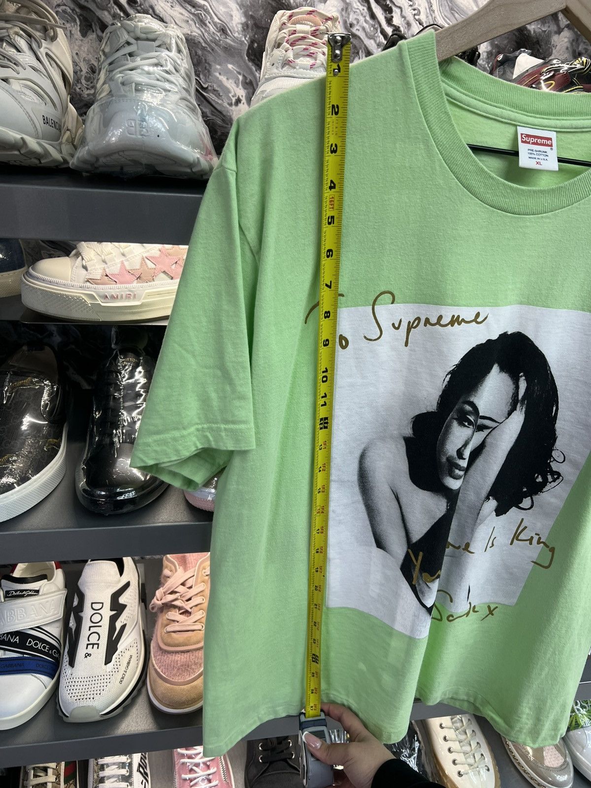 Supreme Supreme Sade Light Green Tee Size US XL / EU 56 / 4 - 8 Thumbnail
