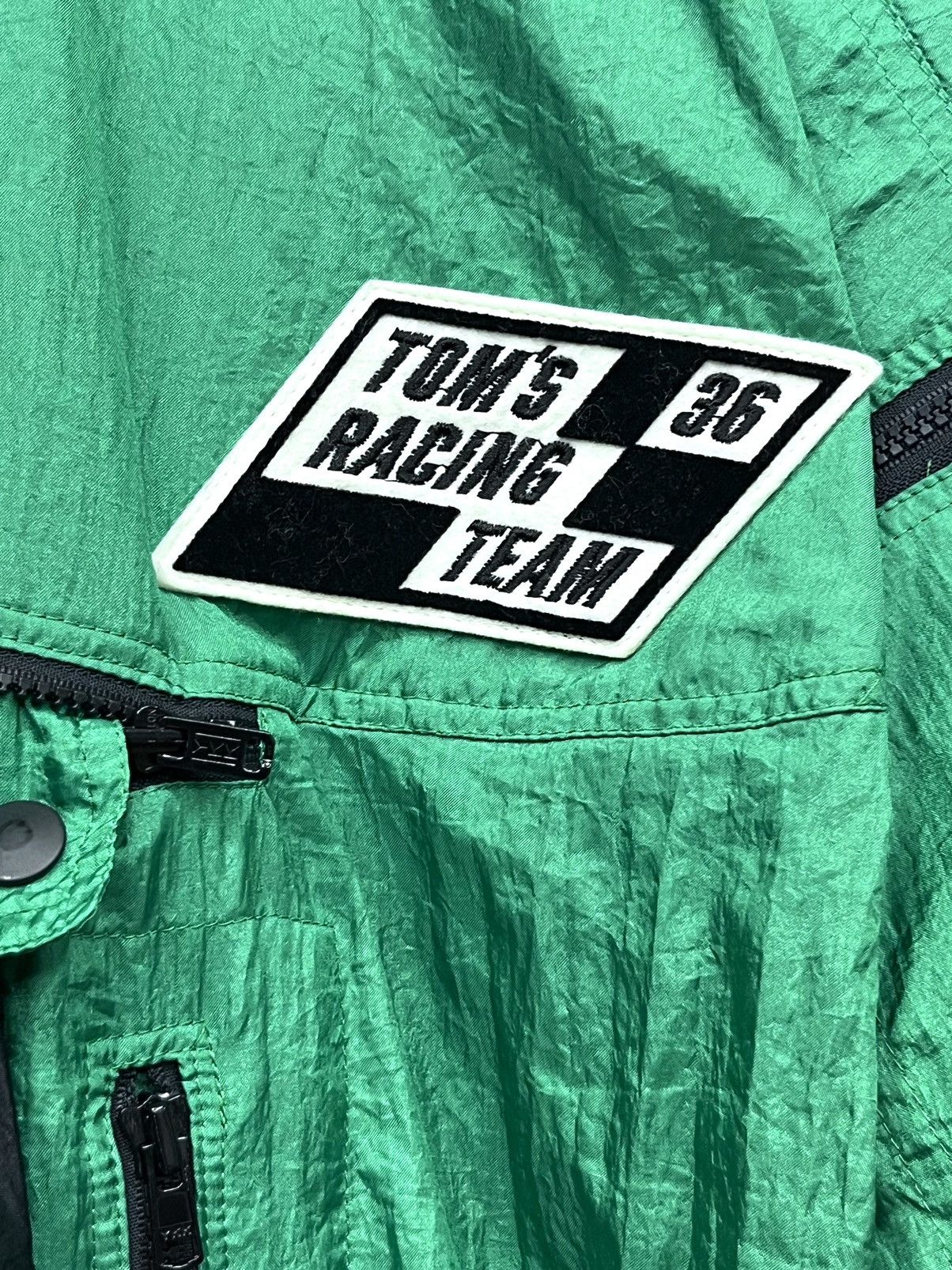 Formula 1 🇯🇵RARE🔥90’s TOM’S RACING Pocketable PouchBag Hoodie Parka Size US L / EU 52-54 / 3 - 12 Thumbnail