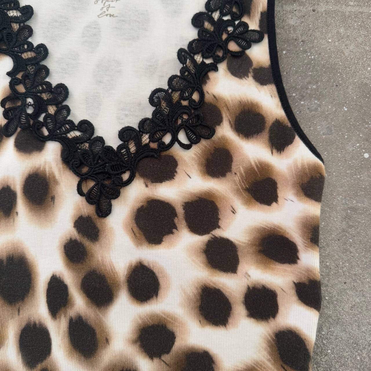 Hysteric Glamour × Japanese Brand Marc Cain Y2K Leopard Tank Top Size M / US 6-8 / IT 42-44 - 4 Thumbnail