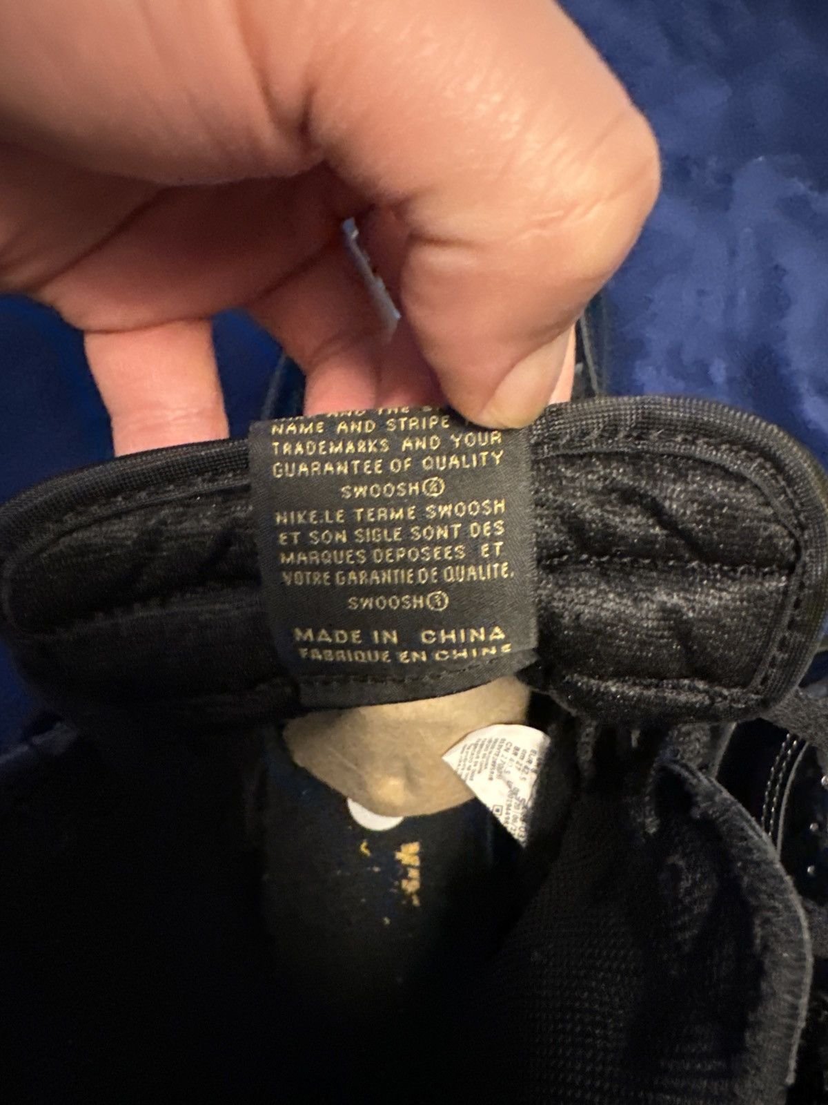 Jordan Brand × Nike AIR JORDAN 1 HIGH - BLACK/GOLD METALLIC Size US 9 / EU 42 - 8 Thumbnail