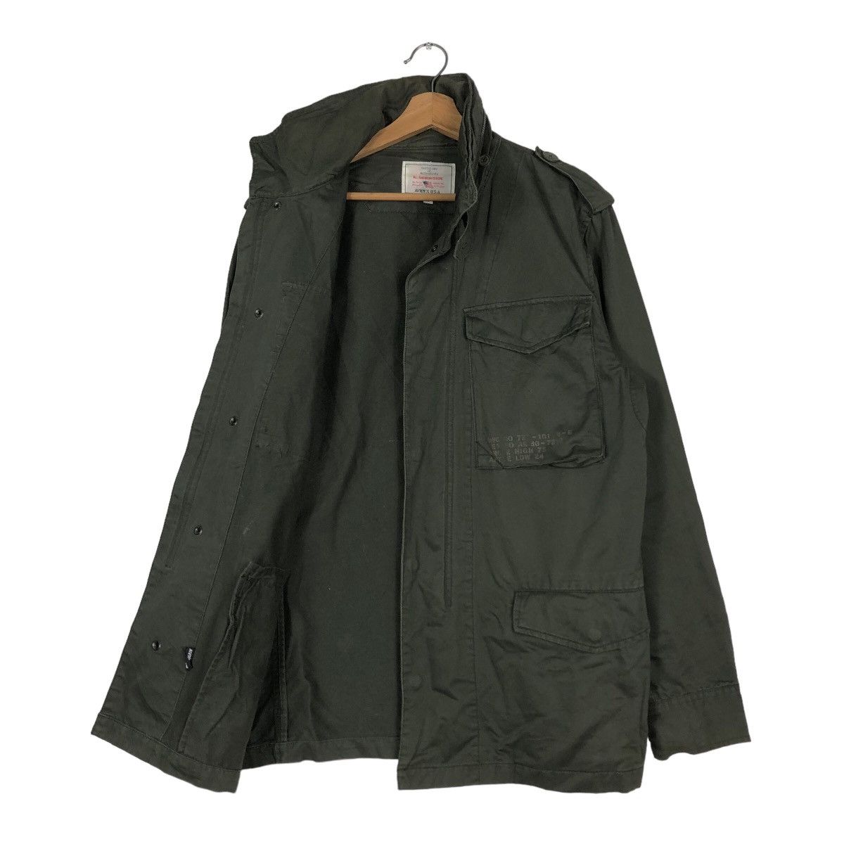 Japanese Brand 🔥Vintage Cargo Biker Military Jacket Avirex Big Pocket Size US L / EU 52-54 / 3 - 11 Thumbnail