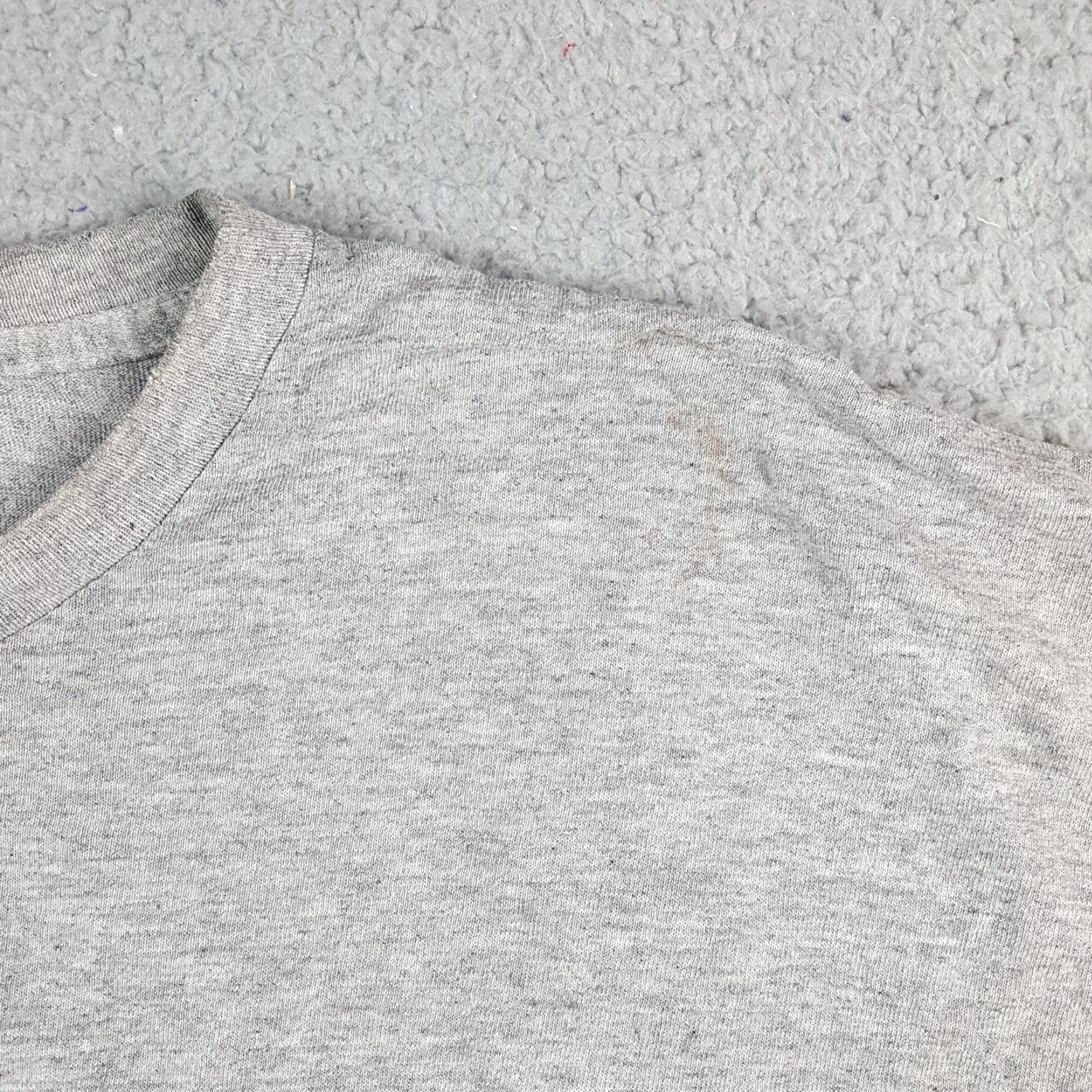 Ralph Lauren VINTAGE Ralph Lauren Polo Jeans Co Logo T Shirt Size M Distressed Preppy RL Gray 90s Mens Size US M / EU 48-50 / 2 - 5 Thumbnail