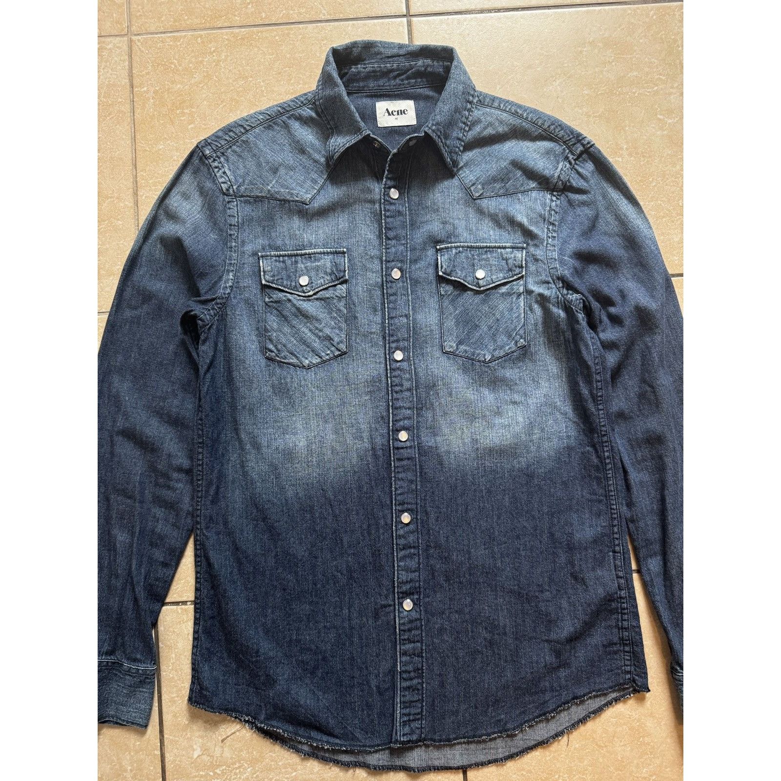 Acne Studios Vintage Acne Studios Denim Texas AW11 Shirt Size US S / EU 44-46 / 1 - 2 Thumbnail