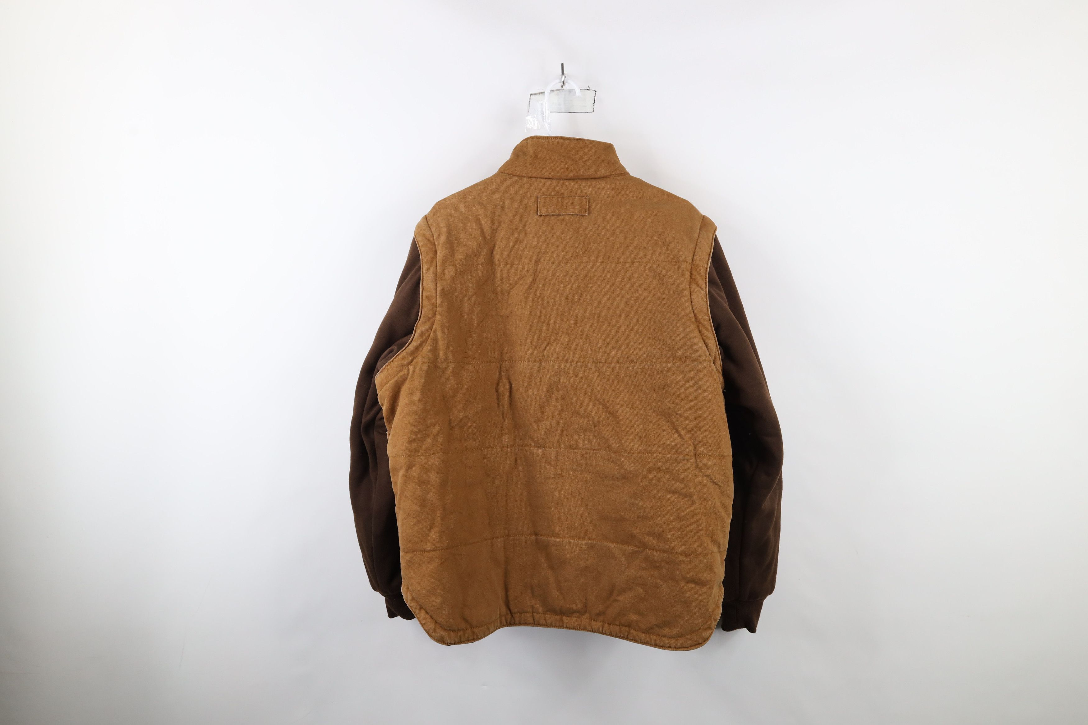 Vintage Vintage 90s Streetwear Convertible Canvas Vest Jacket Size US L / EU 52-54 / 3 - 14 Thumbnail