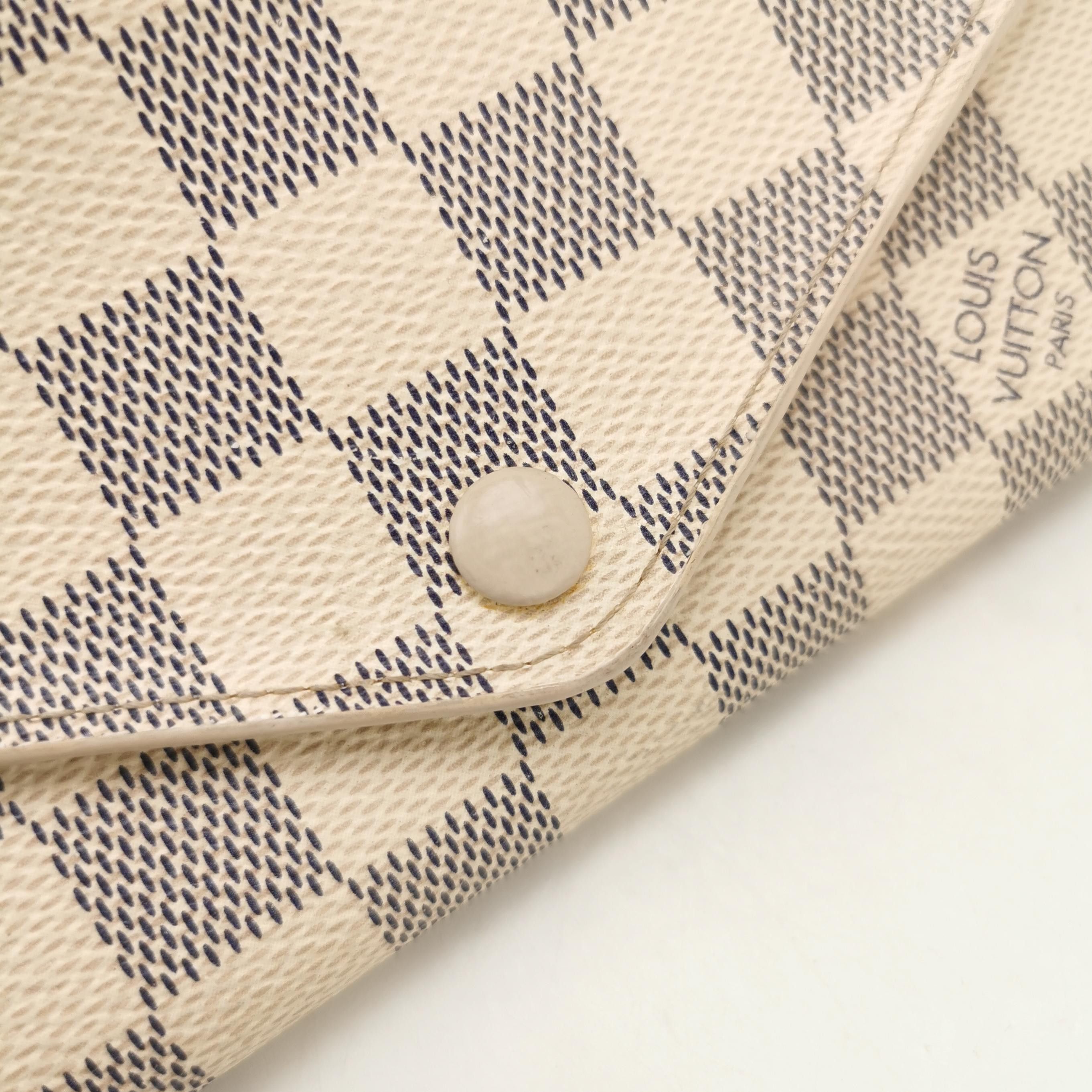 Louis Vuitton Louis Vuitton (LV) Emilie Snap Checkerboard Flap Wallet -y2 Size ONE SIZE - 4 Thumbnail