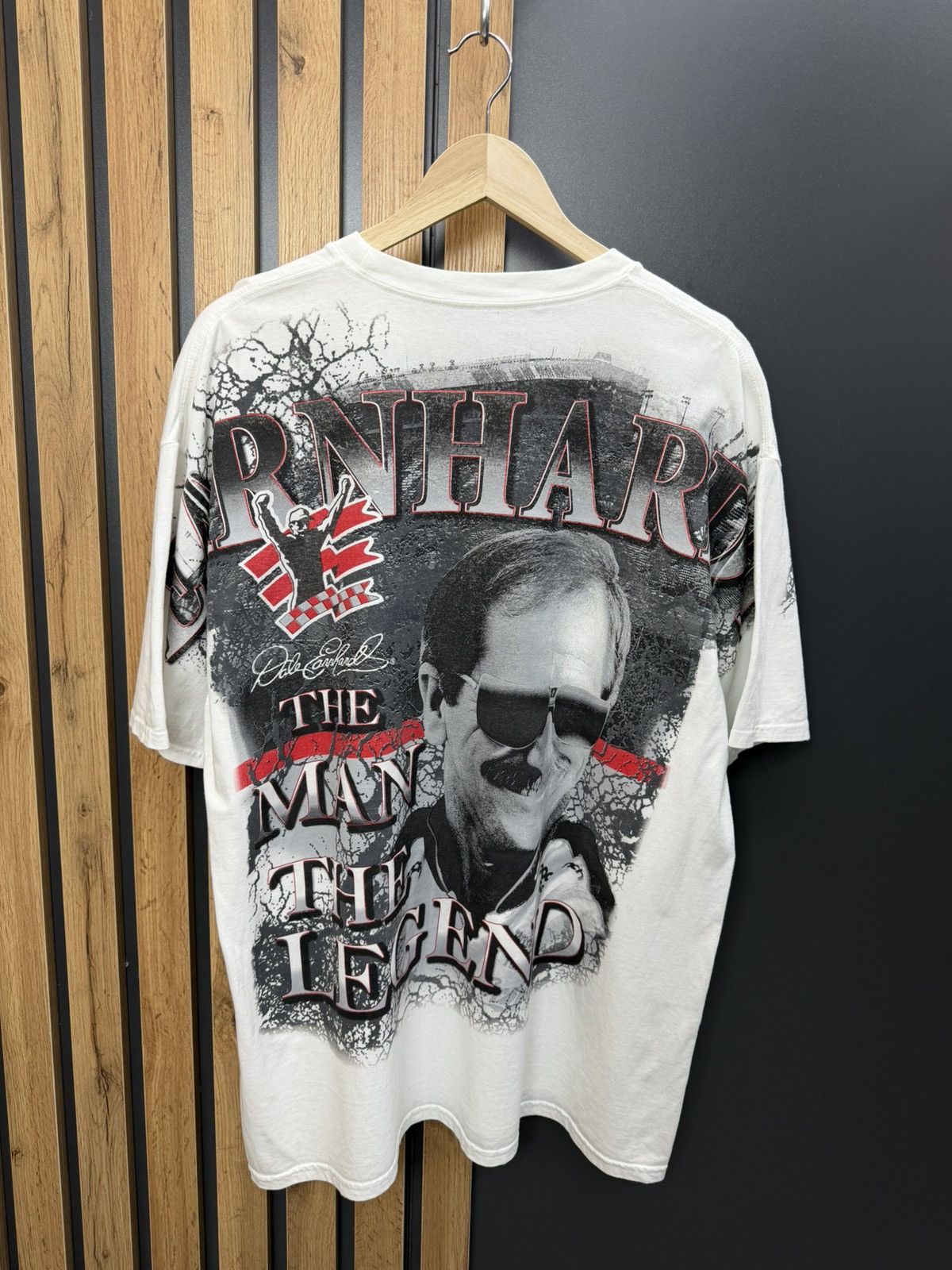 NASCAR Dale Earnhardt The Intimidator NASCAR Tee Size XL Size US XL / EU 56 / 4 - 10 Thumbnail