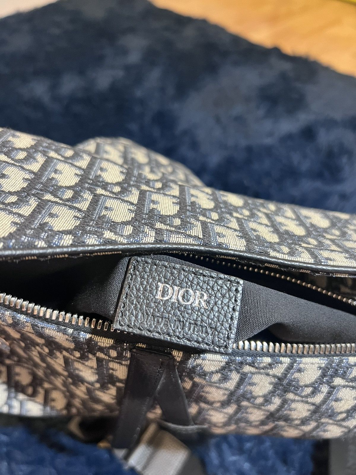 Dior Dior Saddle Bag Beige and Black Dior Oblique Jacquard Size ONE SIZE - 10 Thumbnail
