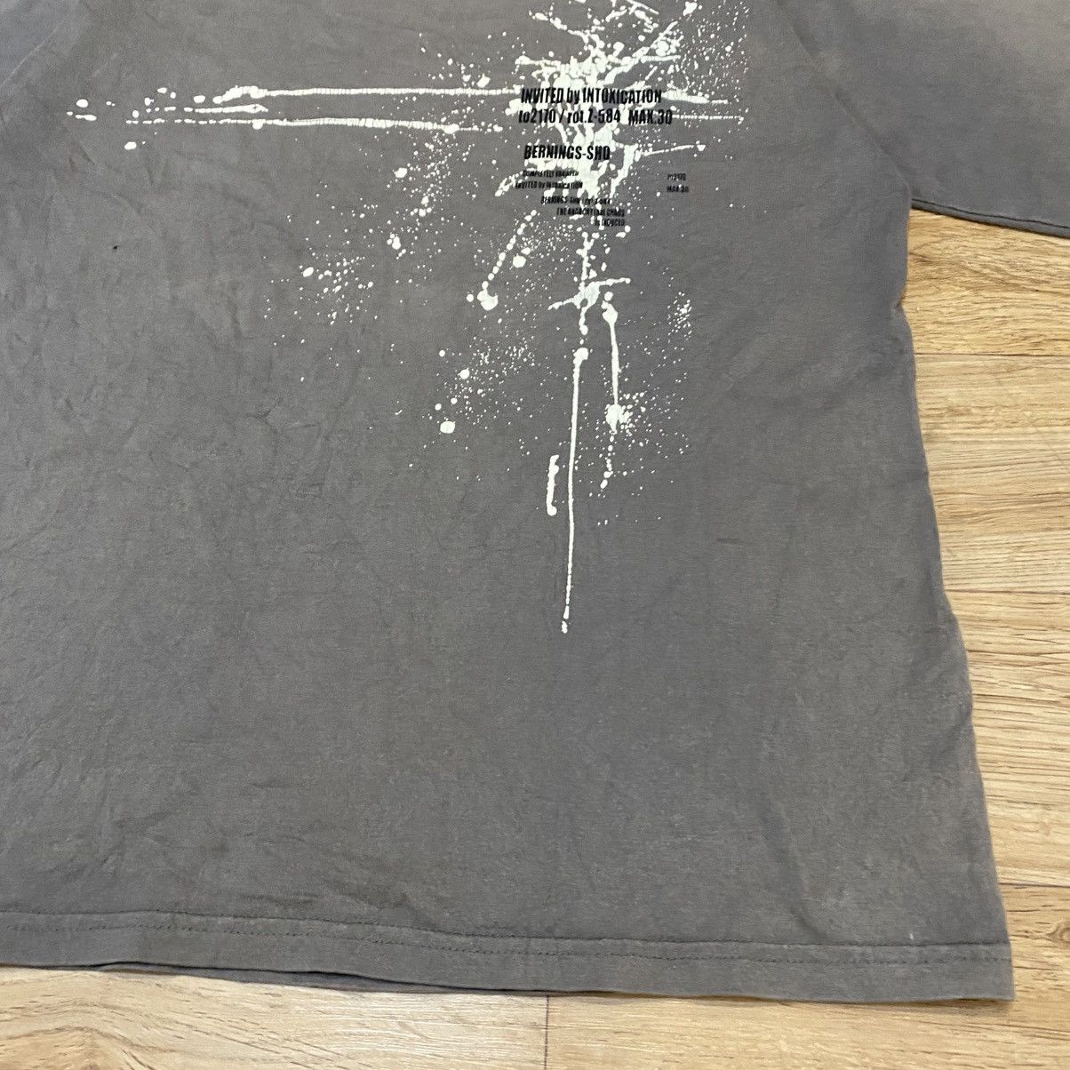 BERNINGS SHO 2000s Burnings Sho Inveted By Intoxication Faded Tee Size US M / EU 48-50 / 2 - 9 Thumbnail
