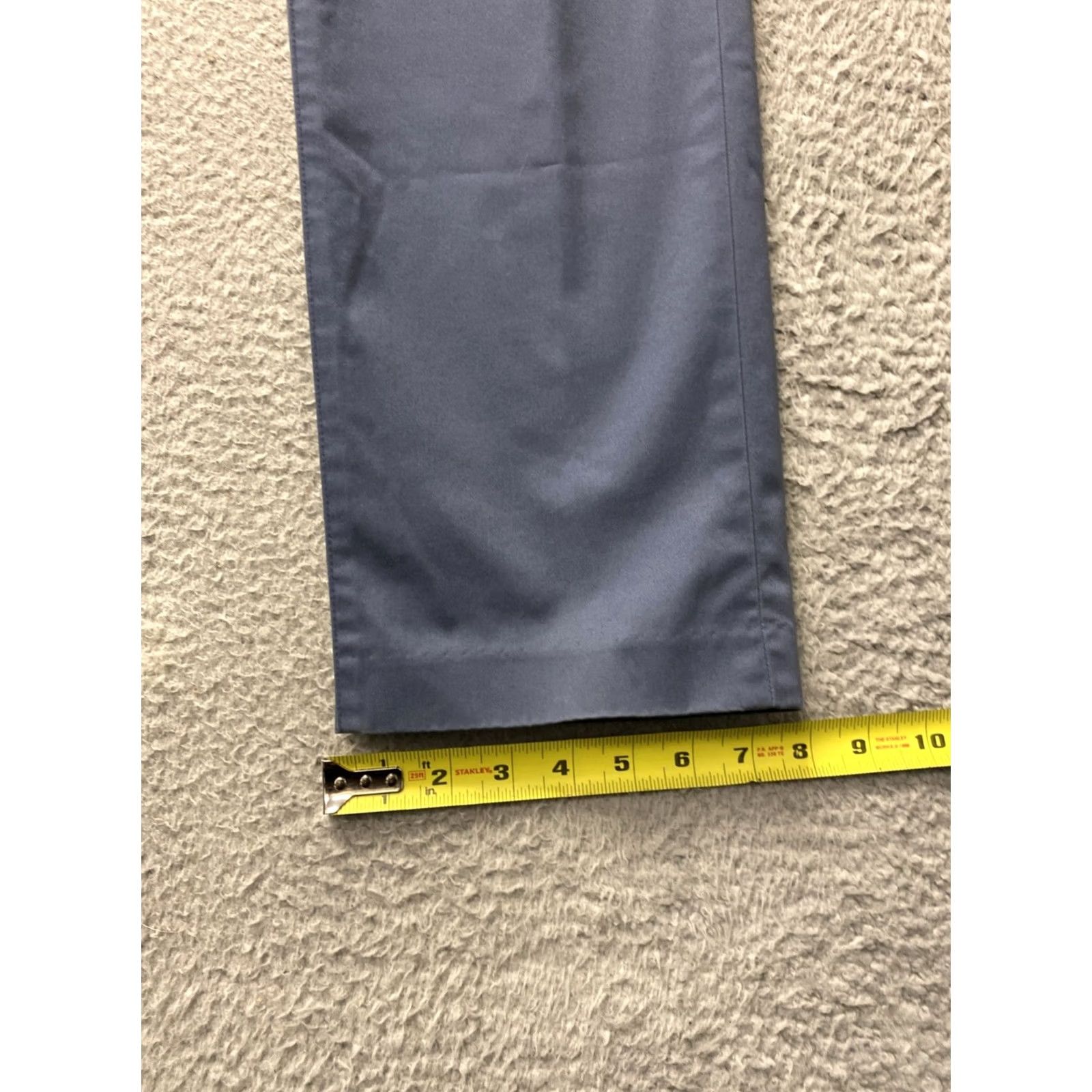 Bonobos Bonobos Pants Mens 33x32 Dusty Blue Stretch Cotton Slim Flat Front Zip Button Chino Casual Business Tapered Inseam 32in Regular 33 Mens Size US 33 - 5 Thumbnail