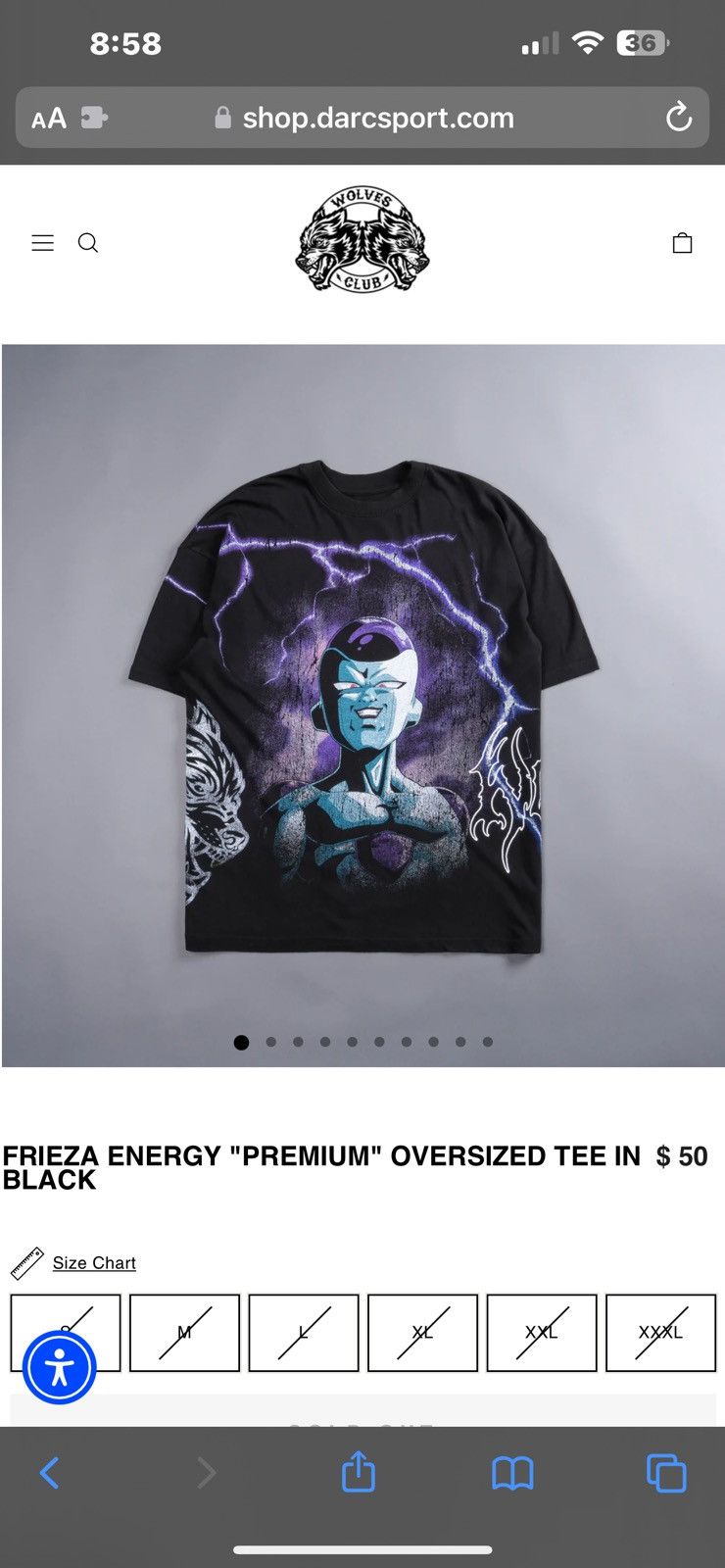 Sweat à Capuche Darc Sport Dragon Ball Z Frieza – Noir Taille M édition Limitée