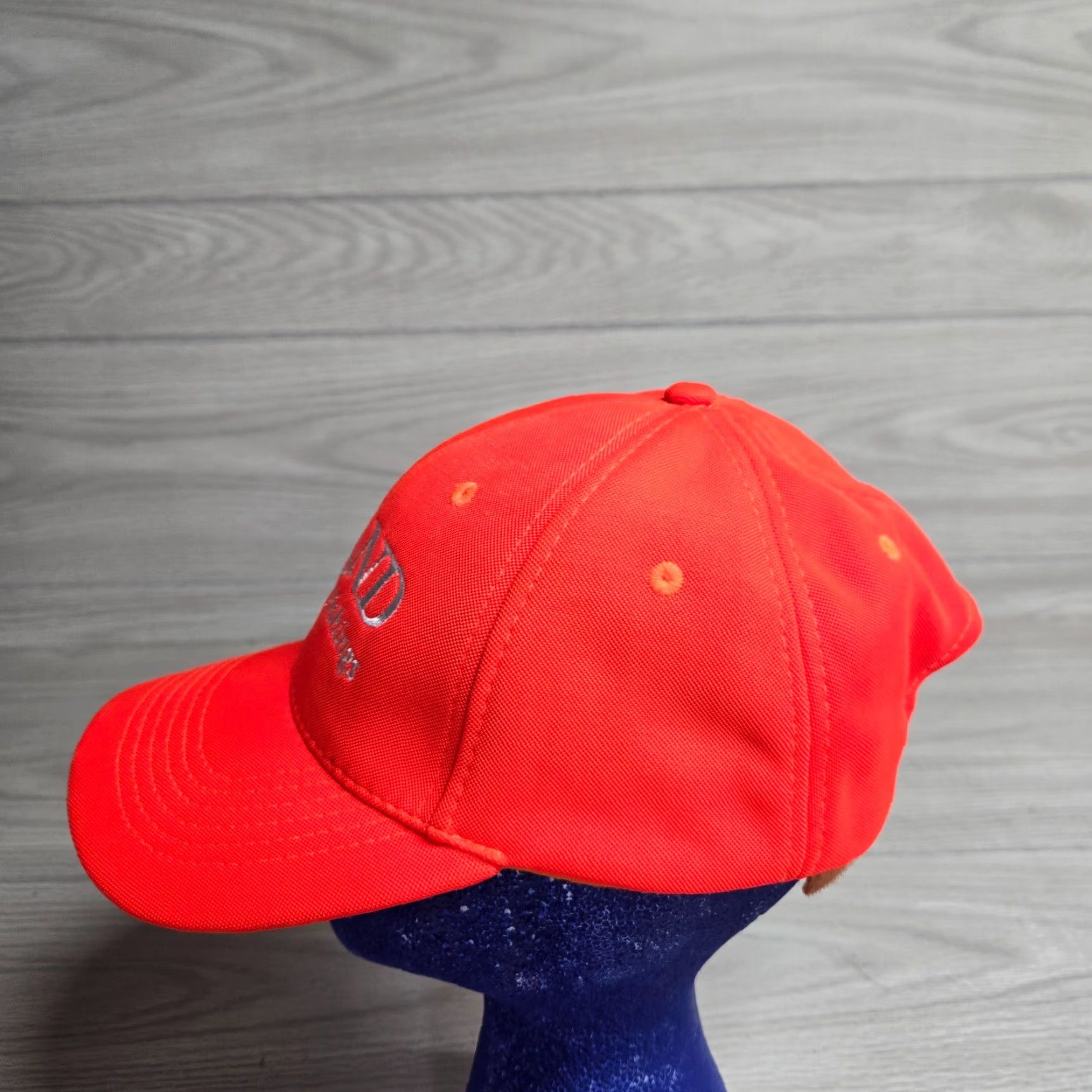 Vintage VINTAGE Grand Home Furnishings Orange Robertson Hat Visor Cotton Adjustable Hat Womens Adults Unisex Cap Event 90s Gift Size ONE SIZE - 4 Thumbnail