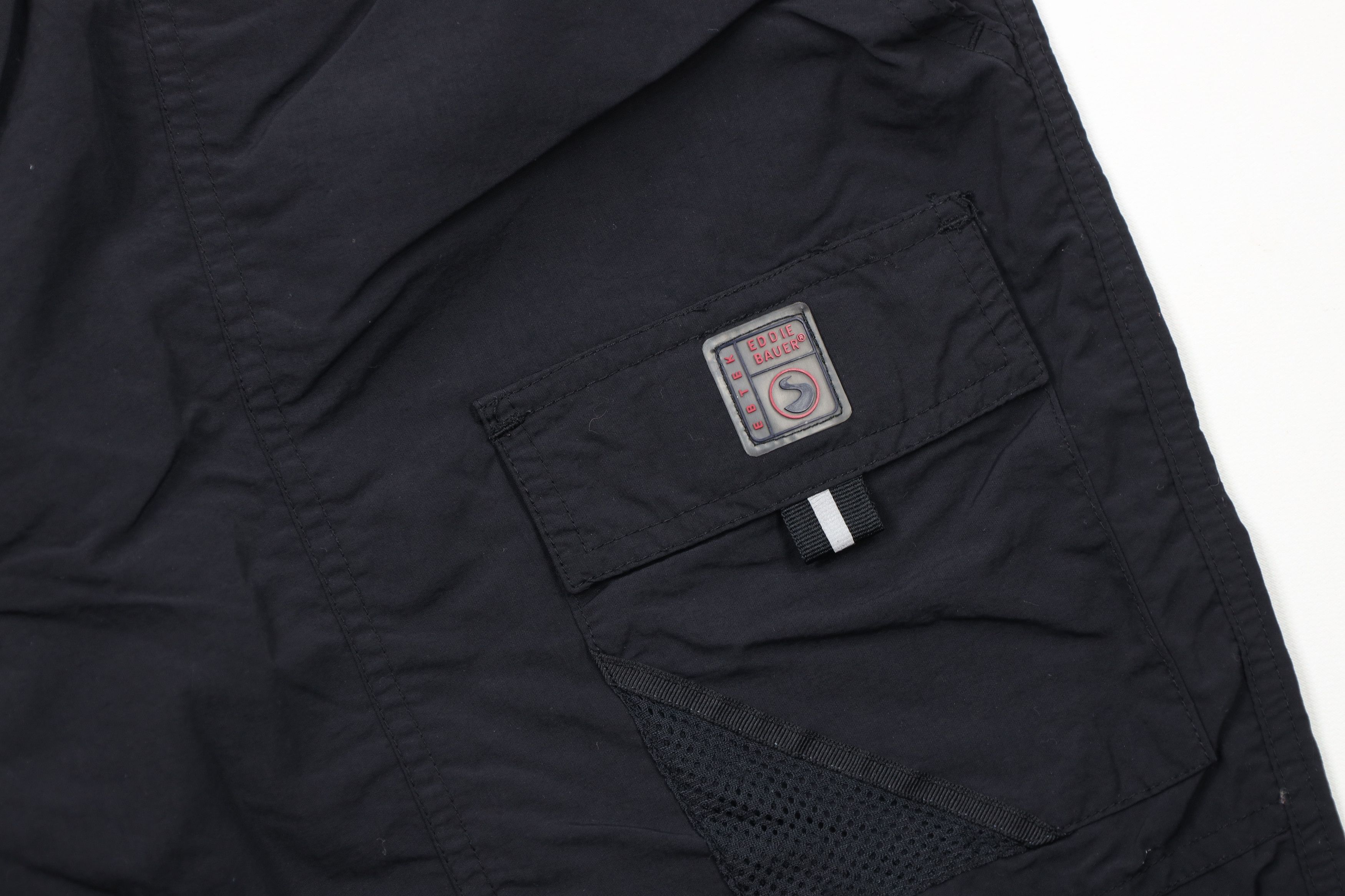 Eddie Bauer × Vintage Vintage 90s Eddie Bauer EbTek Lined Above Knee Belted Shorts Size US 36 / EU 52 - 5 Thumbnail