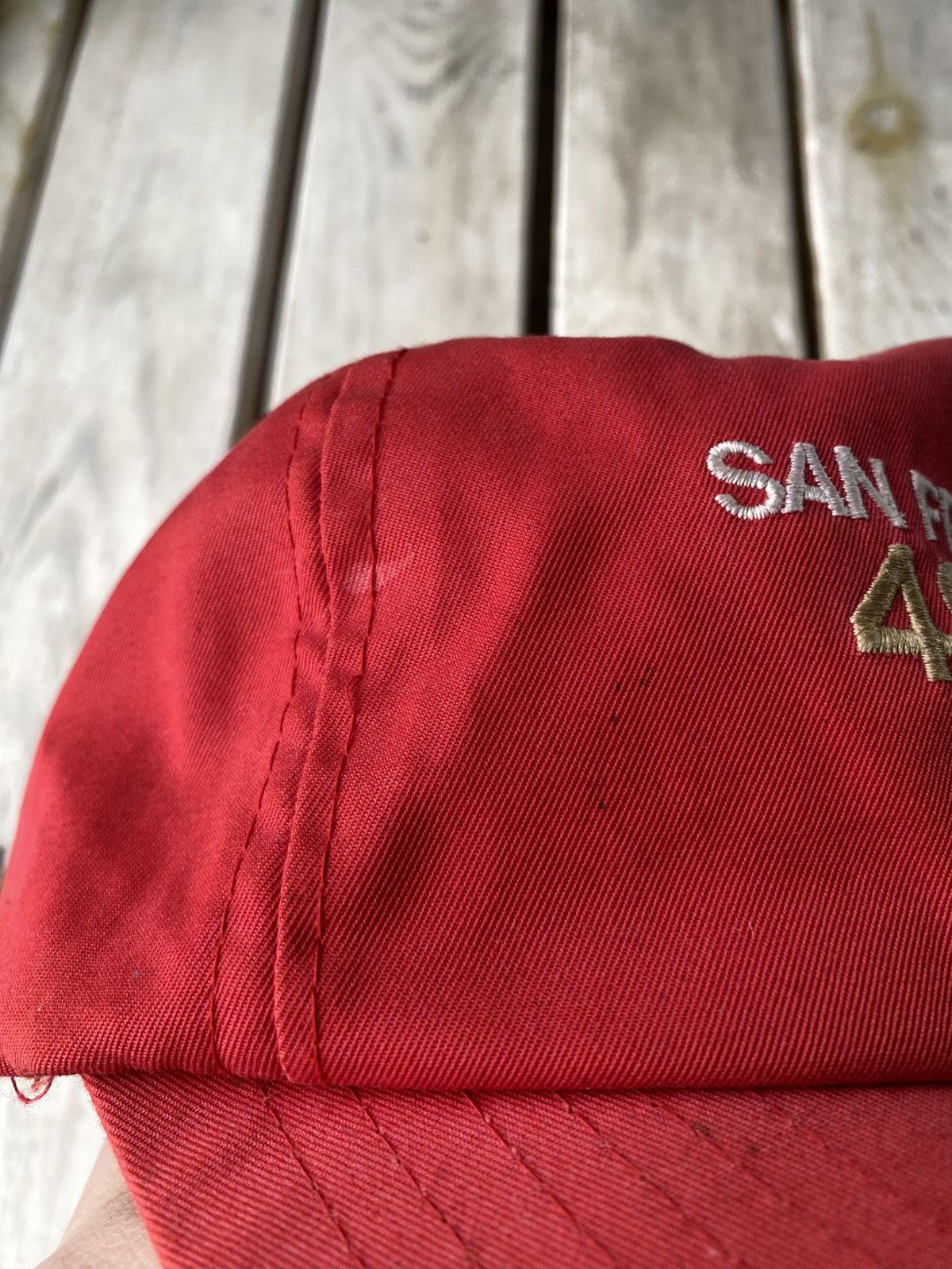 NFL × Vintage Vintage 90s NFL San Francisco 49ers snapback hat cap 90’s Size ONE SIZE - 6 Thumbnail