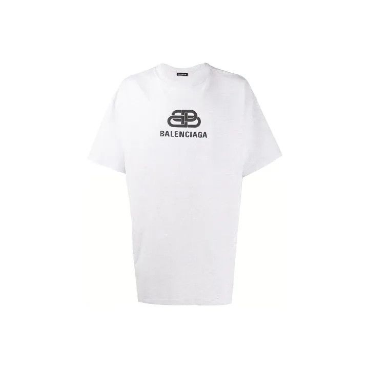 Balenciaga Balenciaga Logo Print Short Sleeve T-Shirt Size US S / EU 44-46 / 1 - 1 Thumbnail