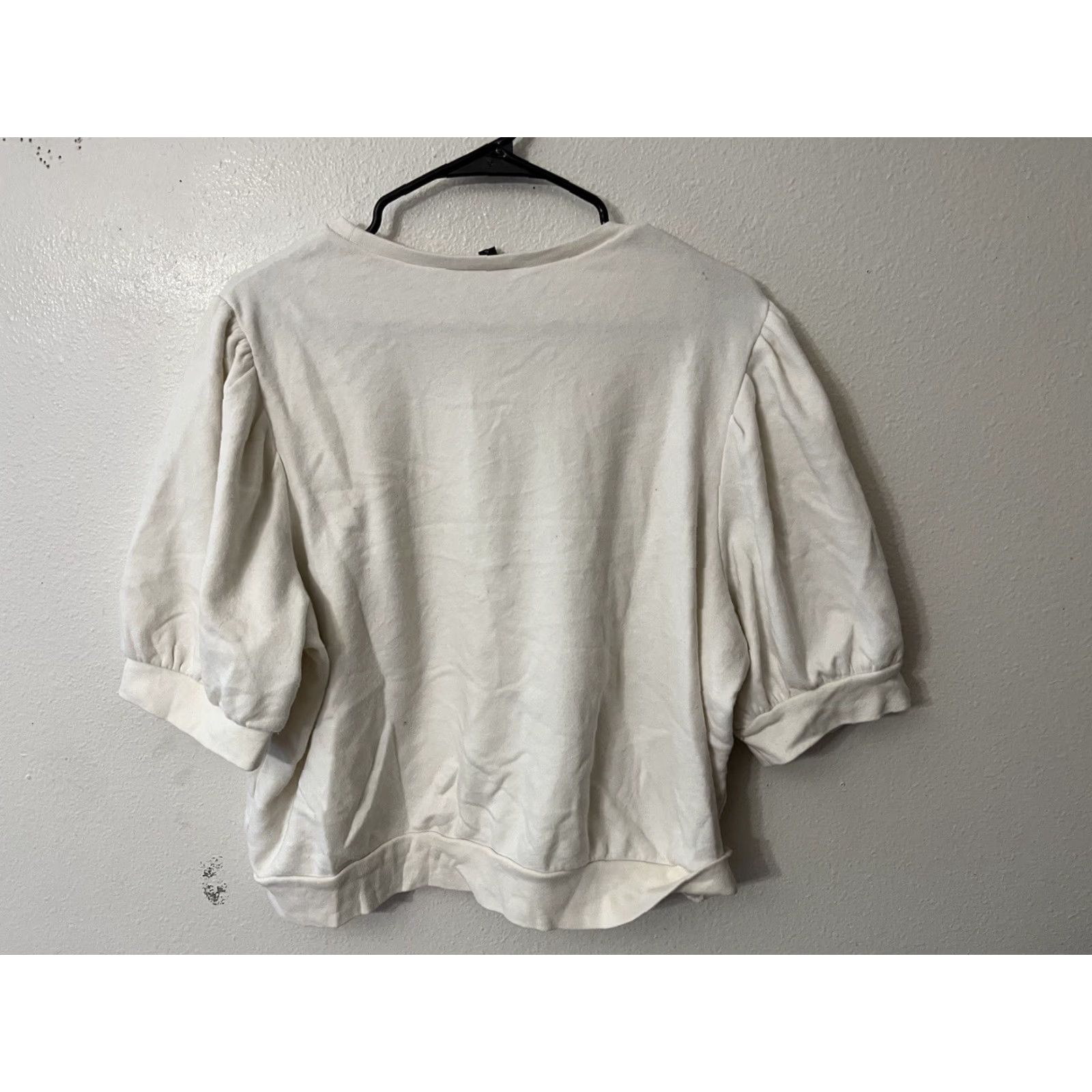 Express VINTAGE Express Women's Sweater Open-Knit Pullover Short Sleeve XL White Knit Clothing Size XL / US 12-14 / IT 48-50 - 3 Thumbnail