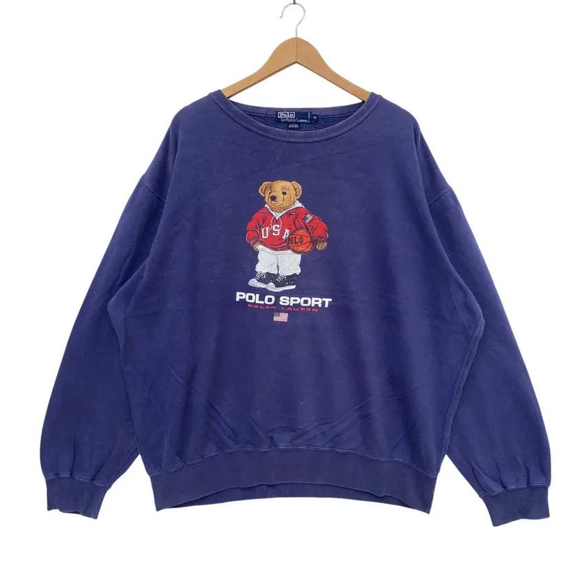 Polo Ralph Lauren Vintage Polo Sport Bear by Ralph Lauren Sweatshirt | XL Size US XL / EU 56 / 4 - 1 Thumbnail