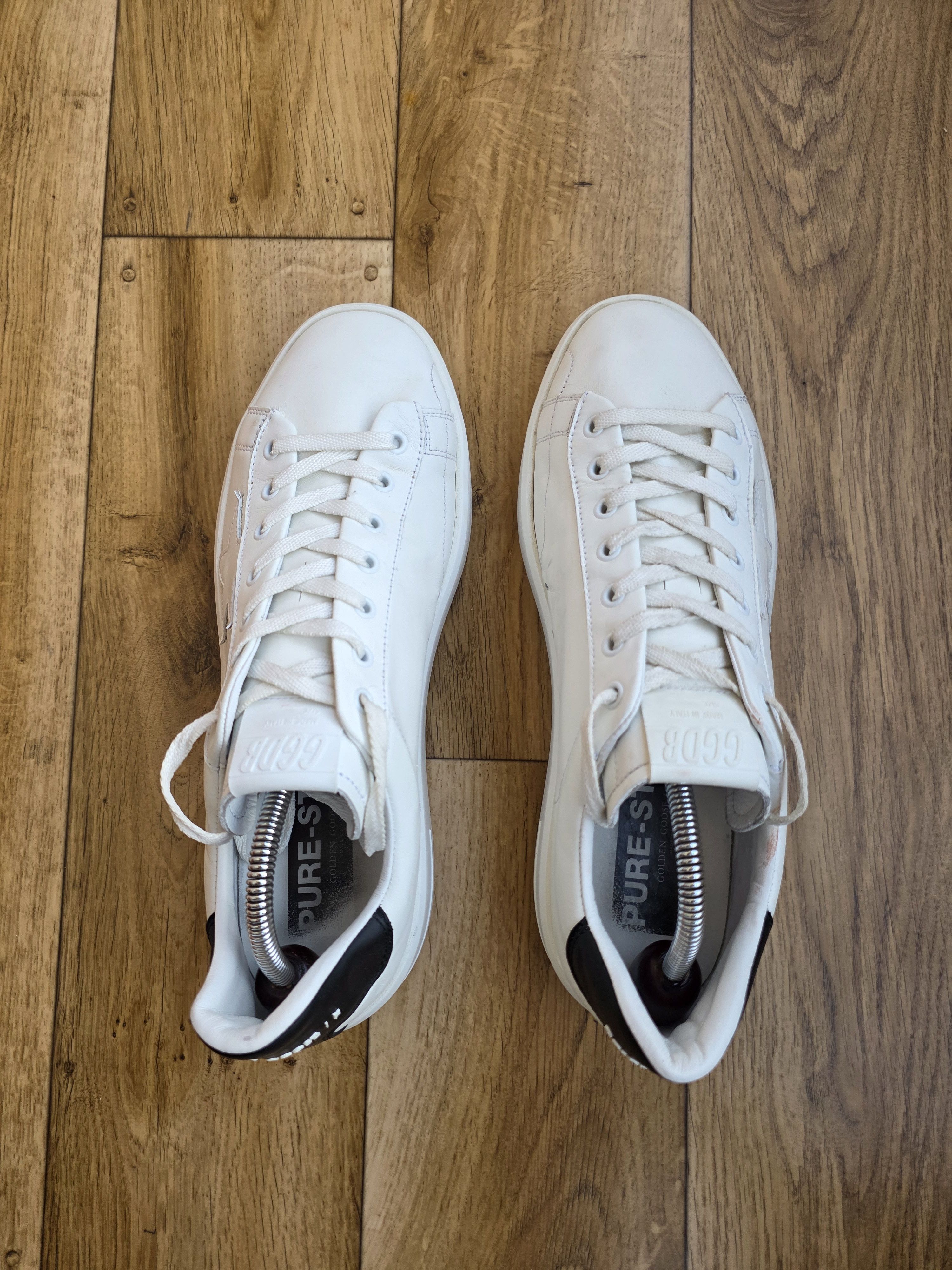 Golden Goose Golden Goose Pure Star Leather Sneakers Size US 12 / EU 45 - 10 Thumbnail