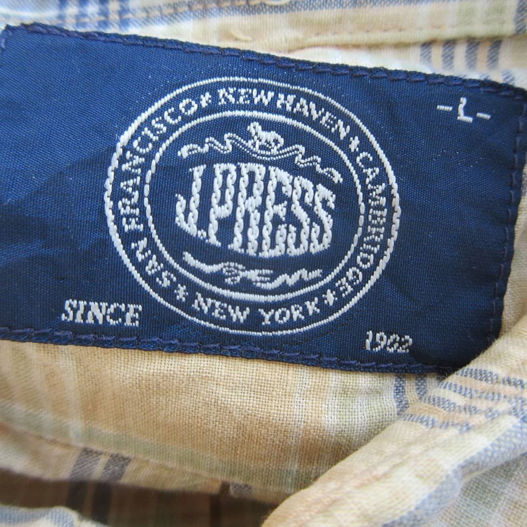 Ivy Crew × Vintage Vintage J.Press Button down Madrass Shirt Made In Japan Size US M / EU 48-50 / 2 - 2 Thumbnail
