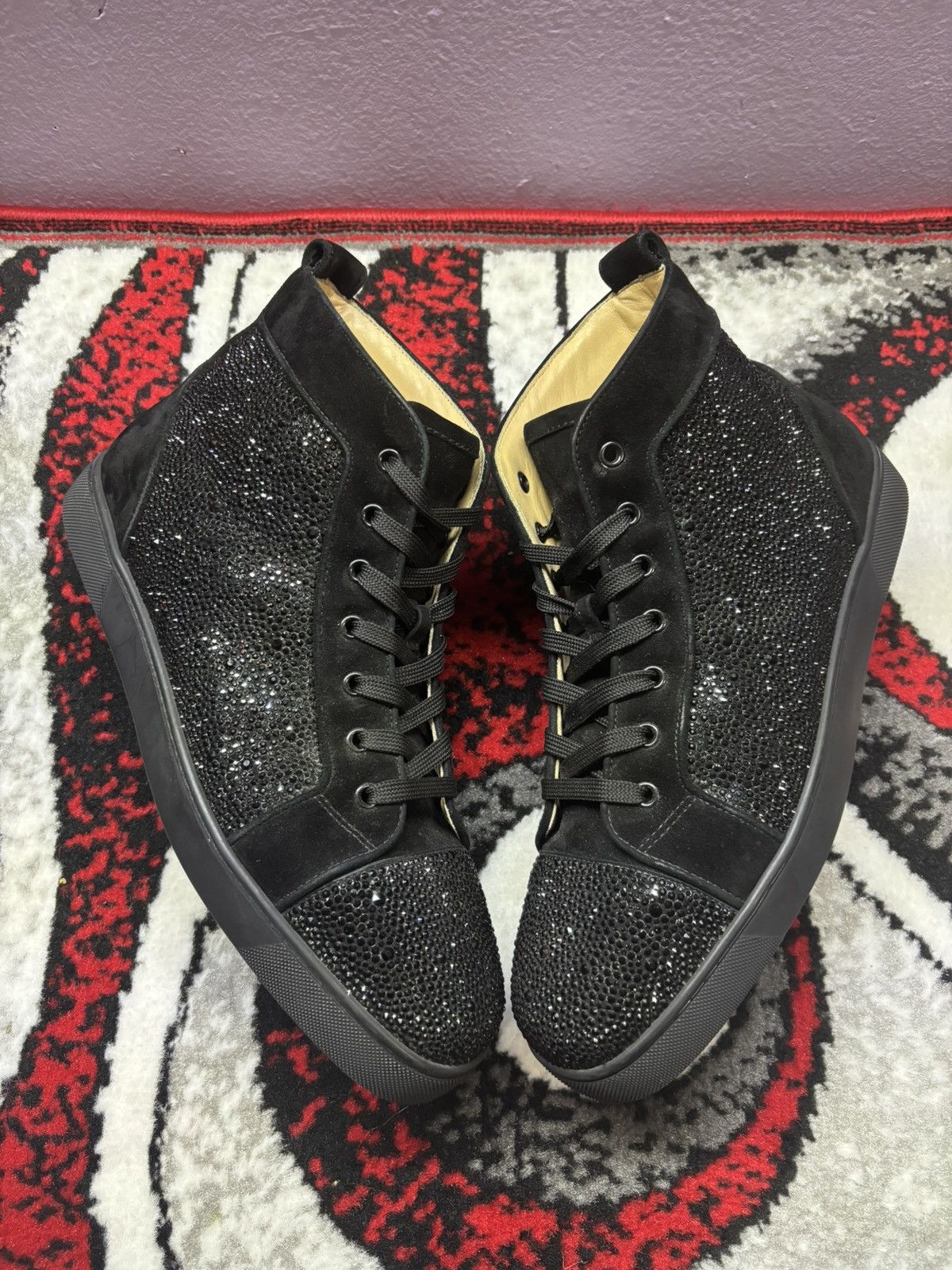 Christian Louboutin Christian Louboutin Louis Strass High-Top Size US 12 / EU 45 - 1 Thumbnail